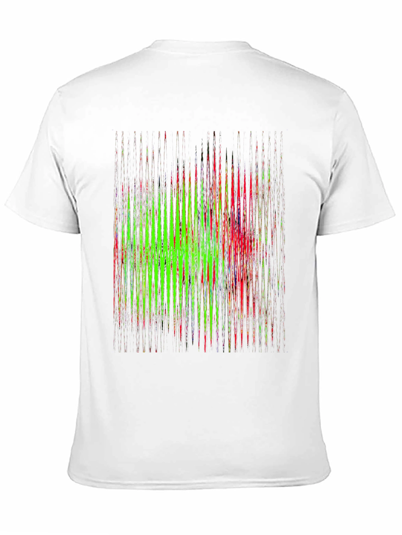 Abstract Graphic Print Mens Black T-Shirt