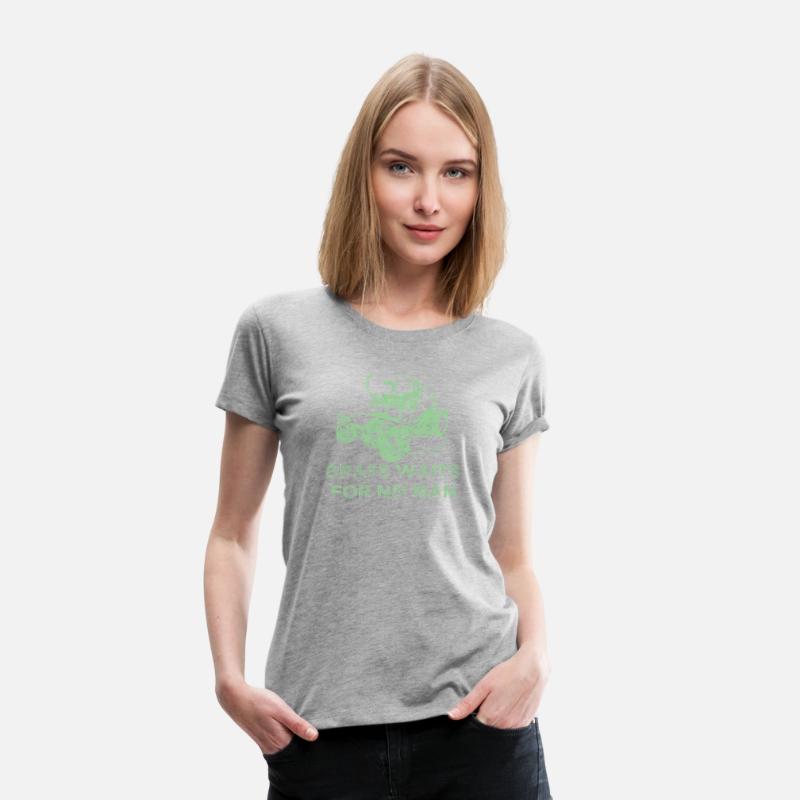 Grass Waits For No Man Funny Mens Grass Cutting