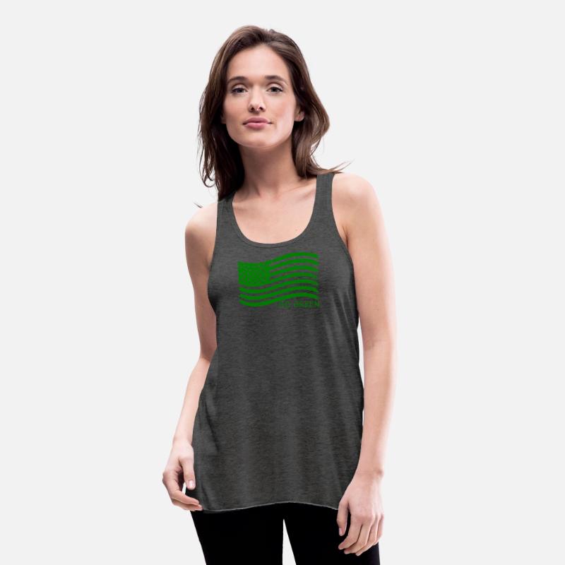 Green USA Flag - Go Green
