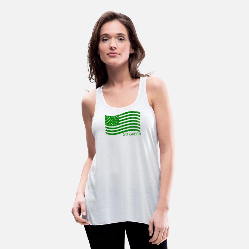 Green USA Flag - Go Green