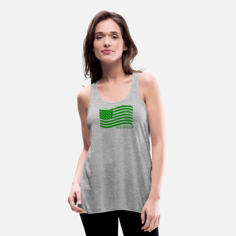 Green USA Flag - Go Green