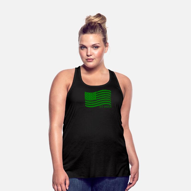 Green USA Flag - Go Green