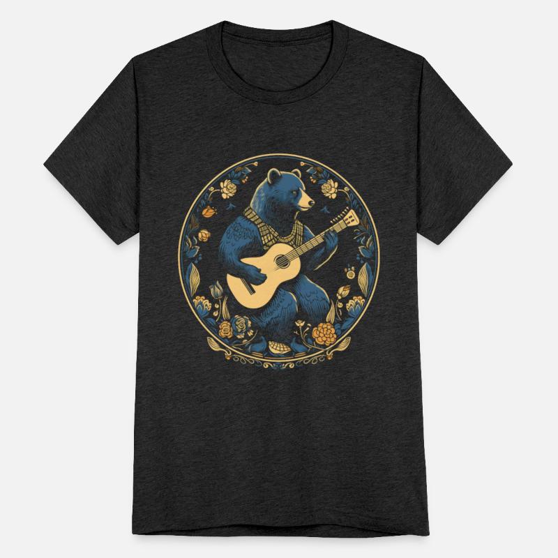 Grizzly Bear Playing Guitar