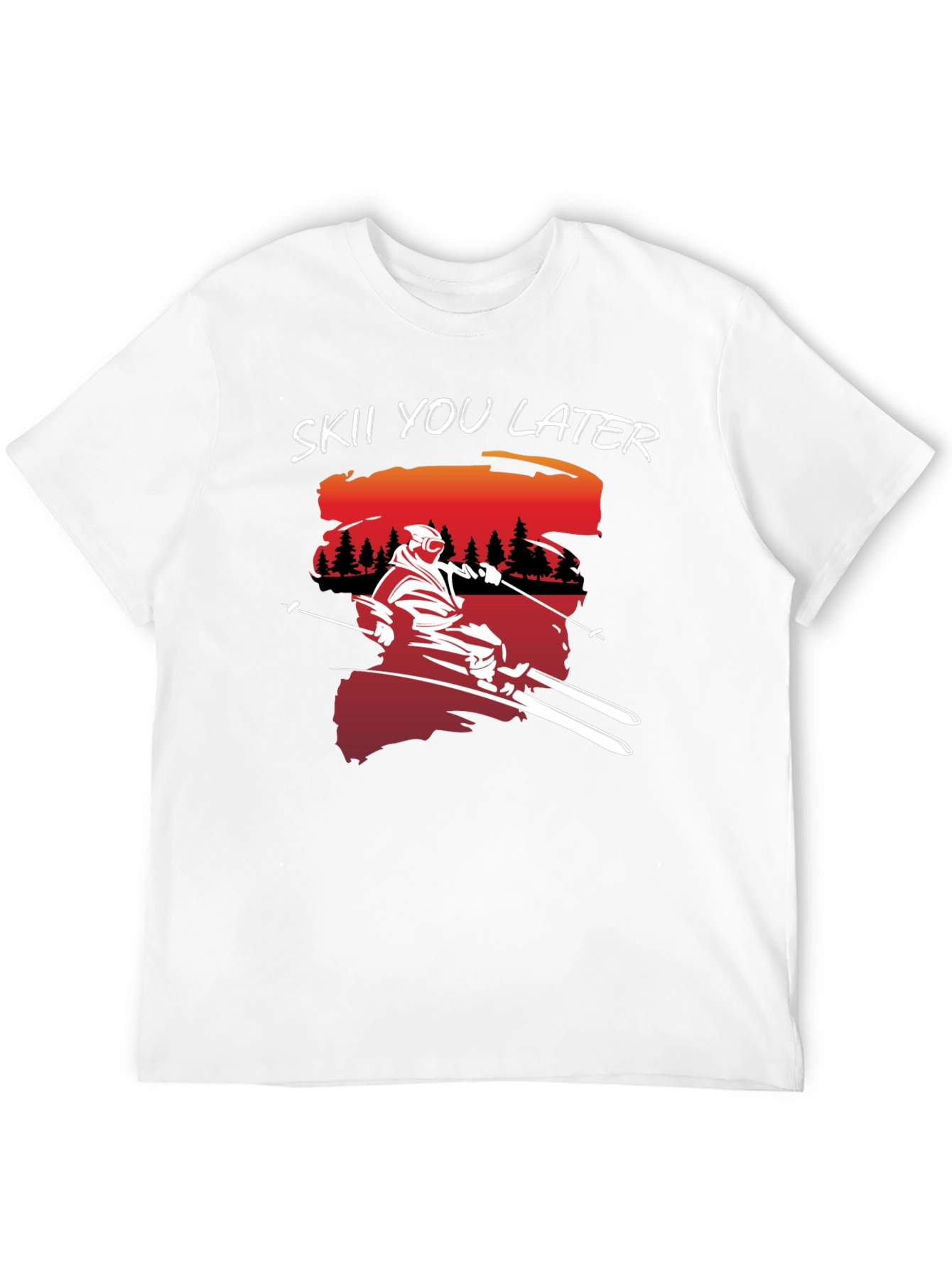Ski You Later Graphic Tee - Black