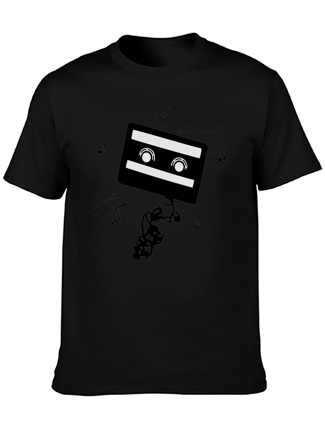 Retro Cassette Tape Graphic Tee - Music Lovers Shirt