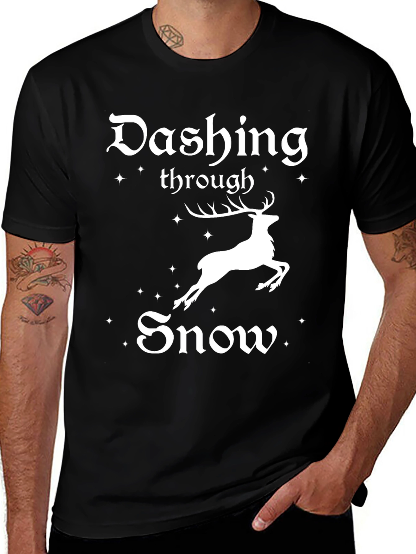Dashing Through Snow Holiday T-Shirt