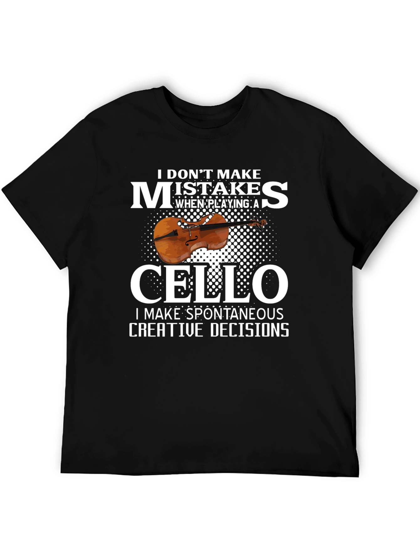 Cello Player Graphic T-Shirt - Spontaneous Creative Decisions