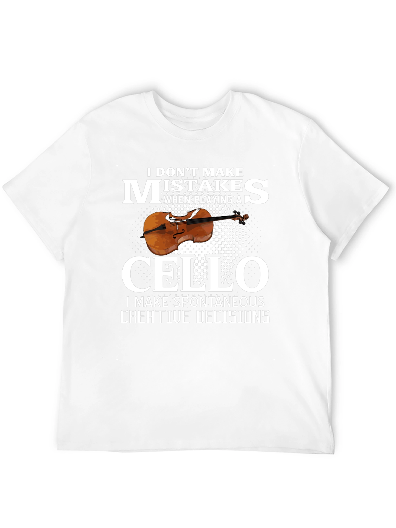 Cello Player Graphic T-Shirt - Spontaneous Creative Decisions