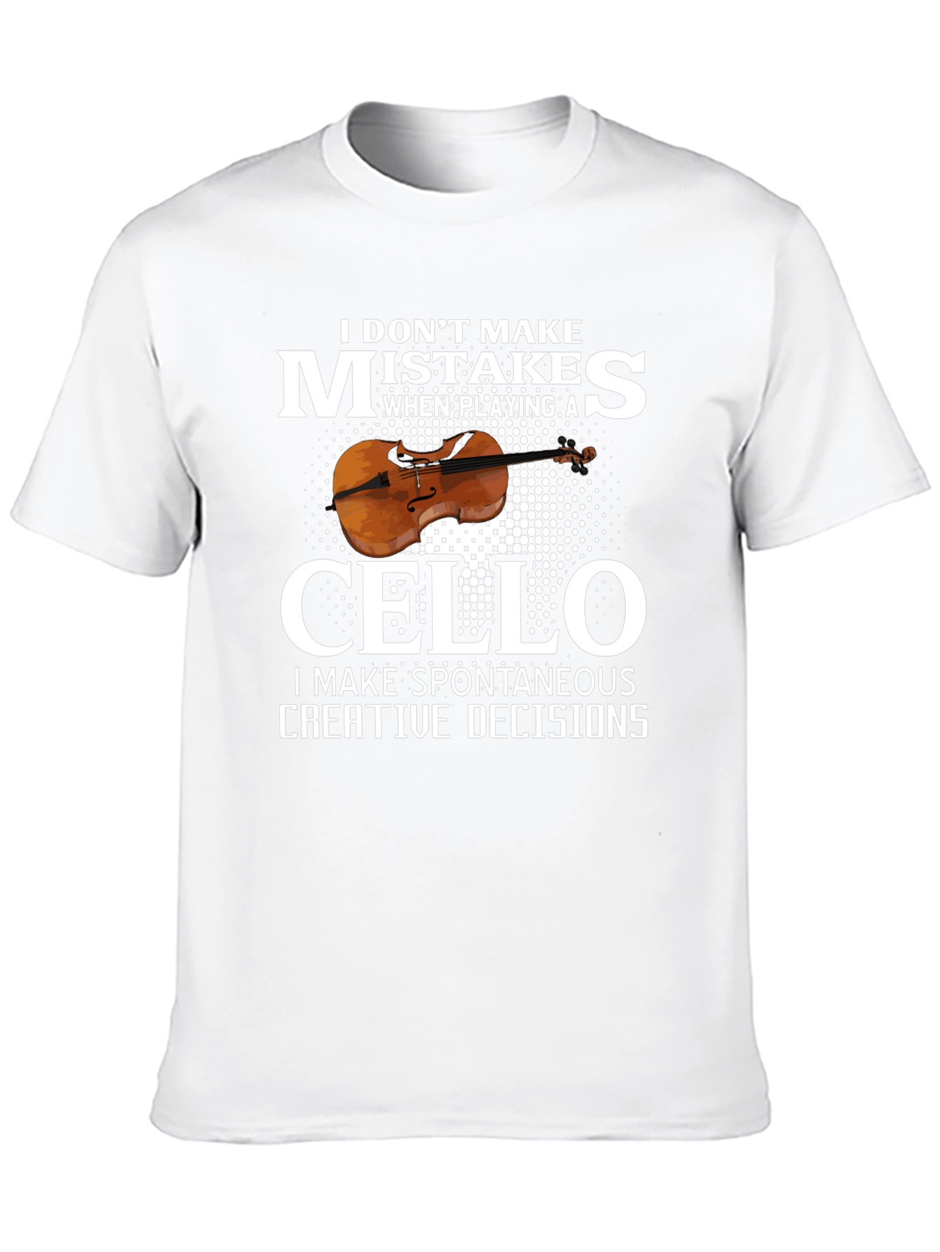 Cello Player Graphic T-Shirt - Spontaneous Creative Decisions