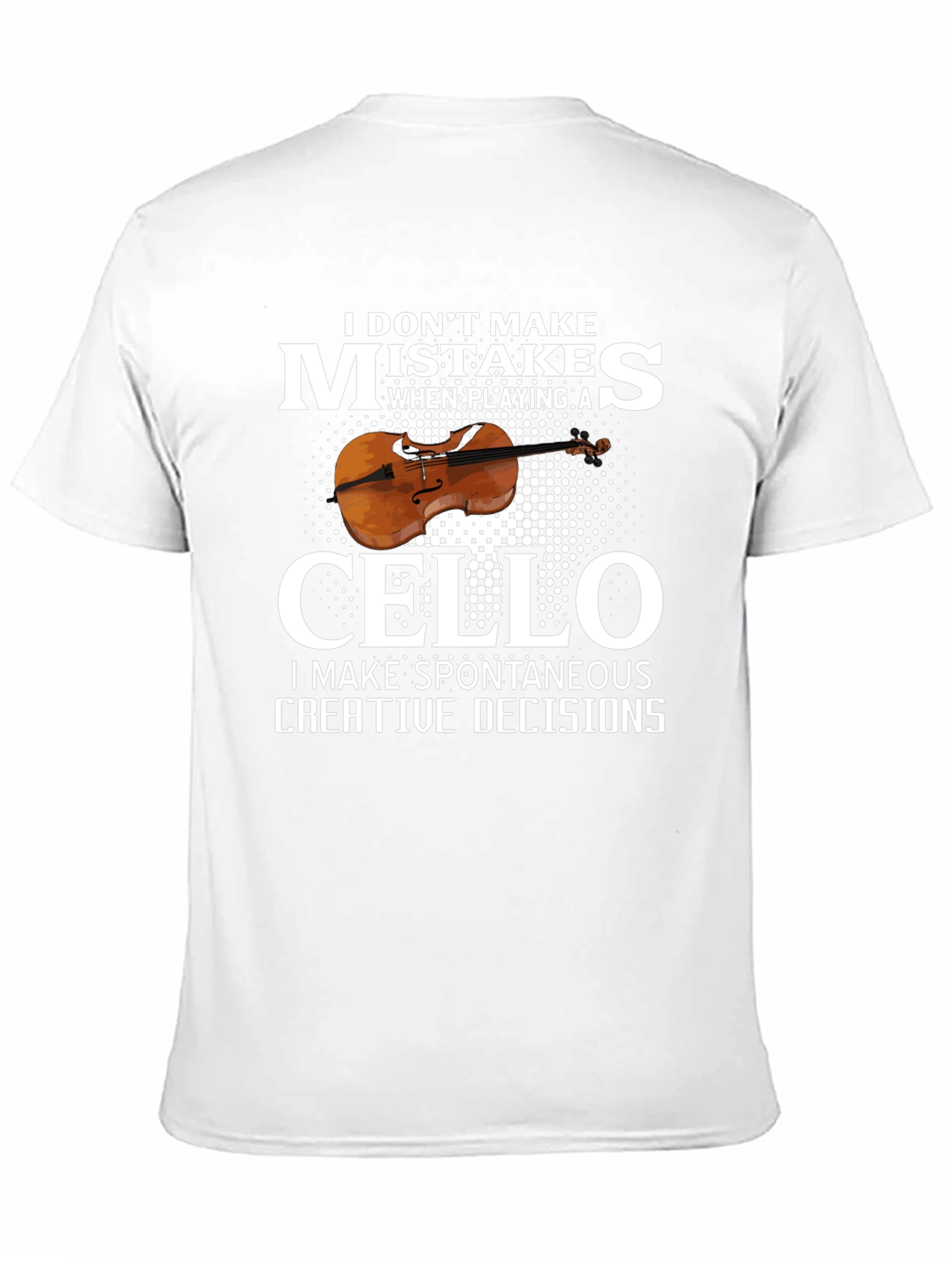 Cello Player Graphic T-Shirt - Spontaneous Creative Decisions