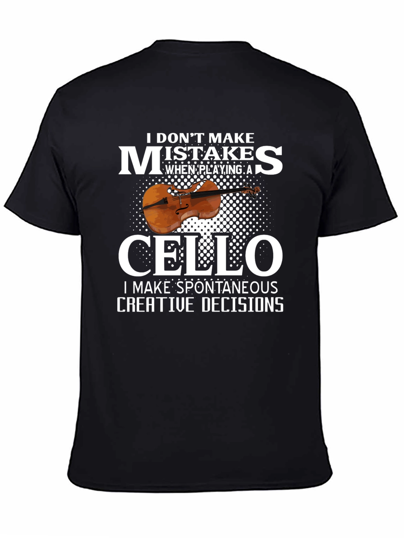 Cello Player Graphic T-Shirt - Spontaneous Creative Decisions