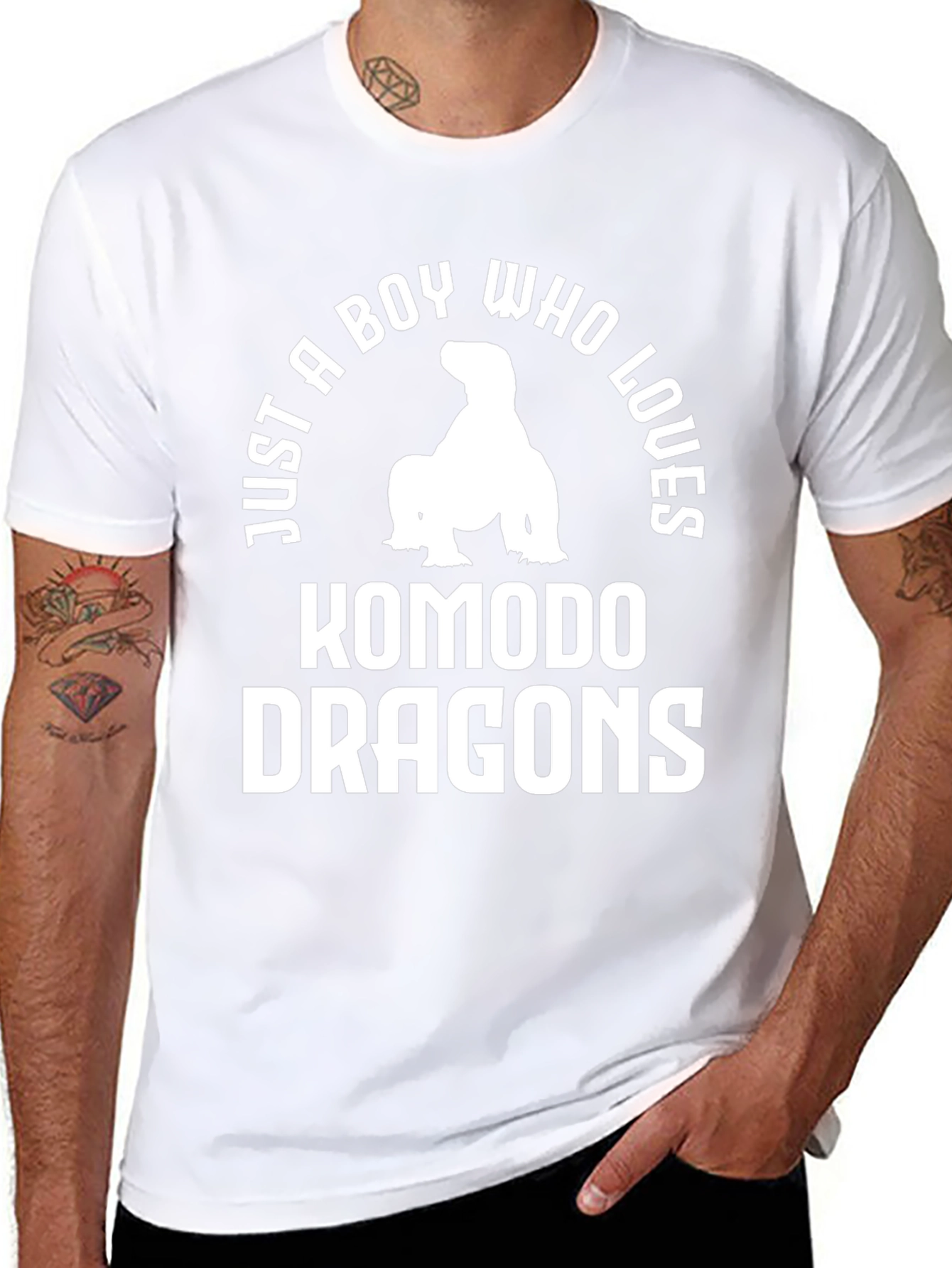 Komodo Dragon Lover Black T-Shirt