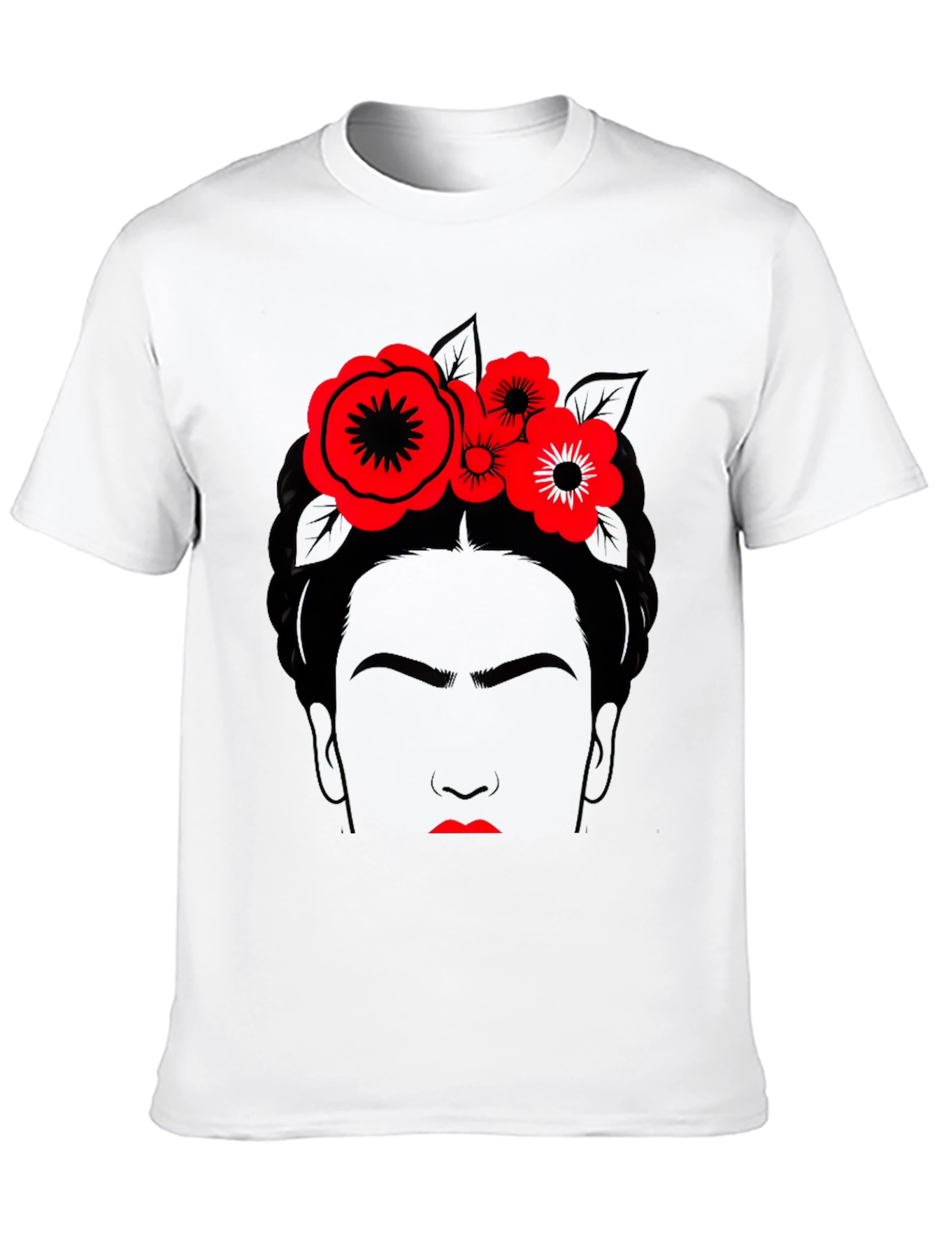 Frida Kahlo Graphic T-Shirt - Black Cotton Tee