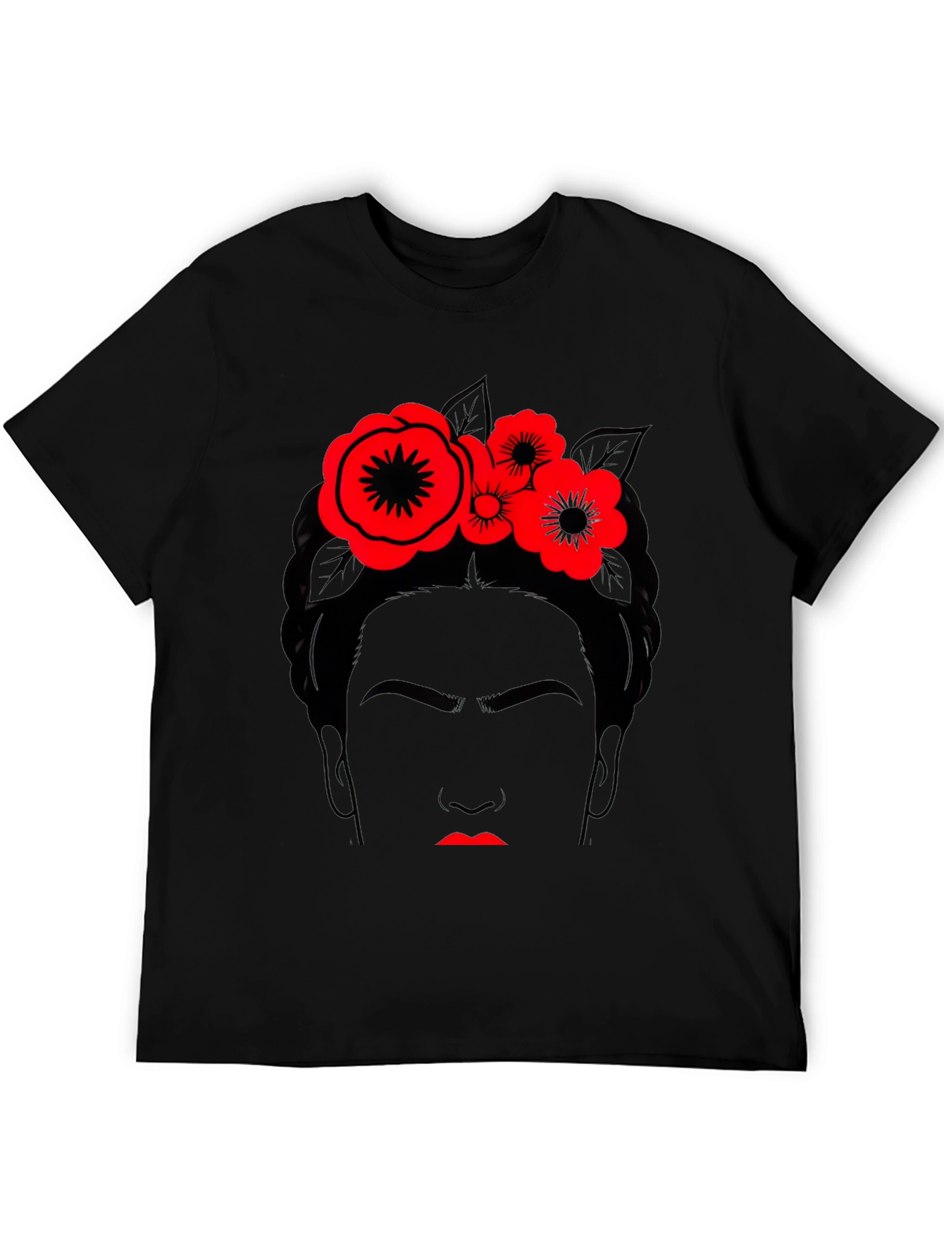 Frida Kahlo Graphic T-Shirt - Black Cotton Tee