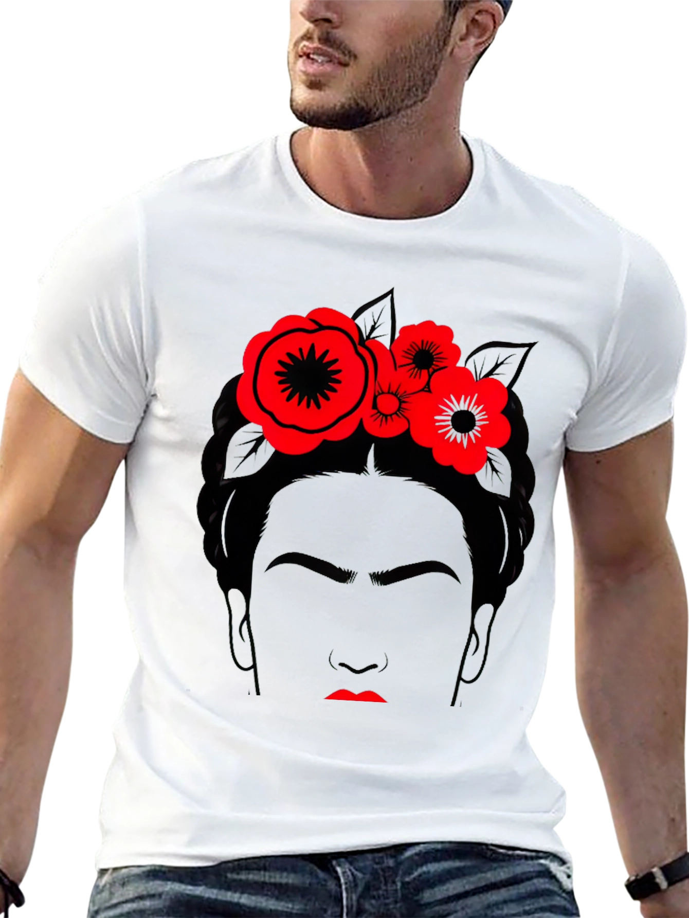 Frida Kahlo Graphic T-Shirt - Black Cotton Tee