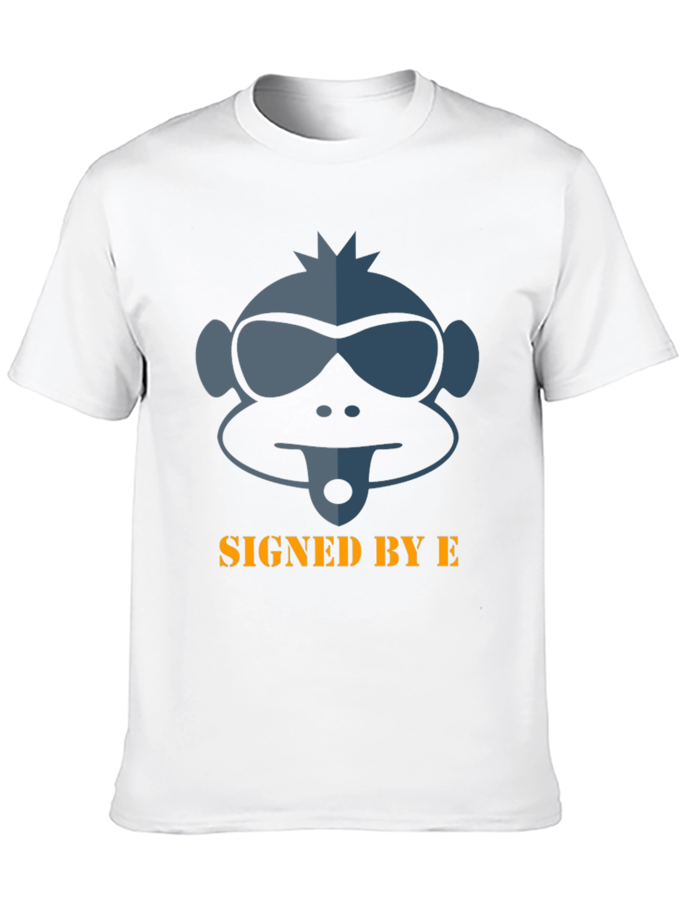 Cool Monkey Graphic T-Shirt - Signed By E