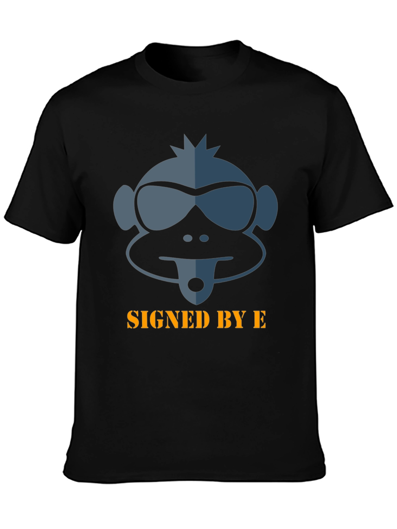 Cool Monkey Graphic T-Shirt - Signed By E