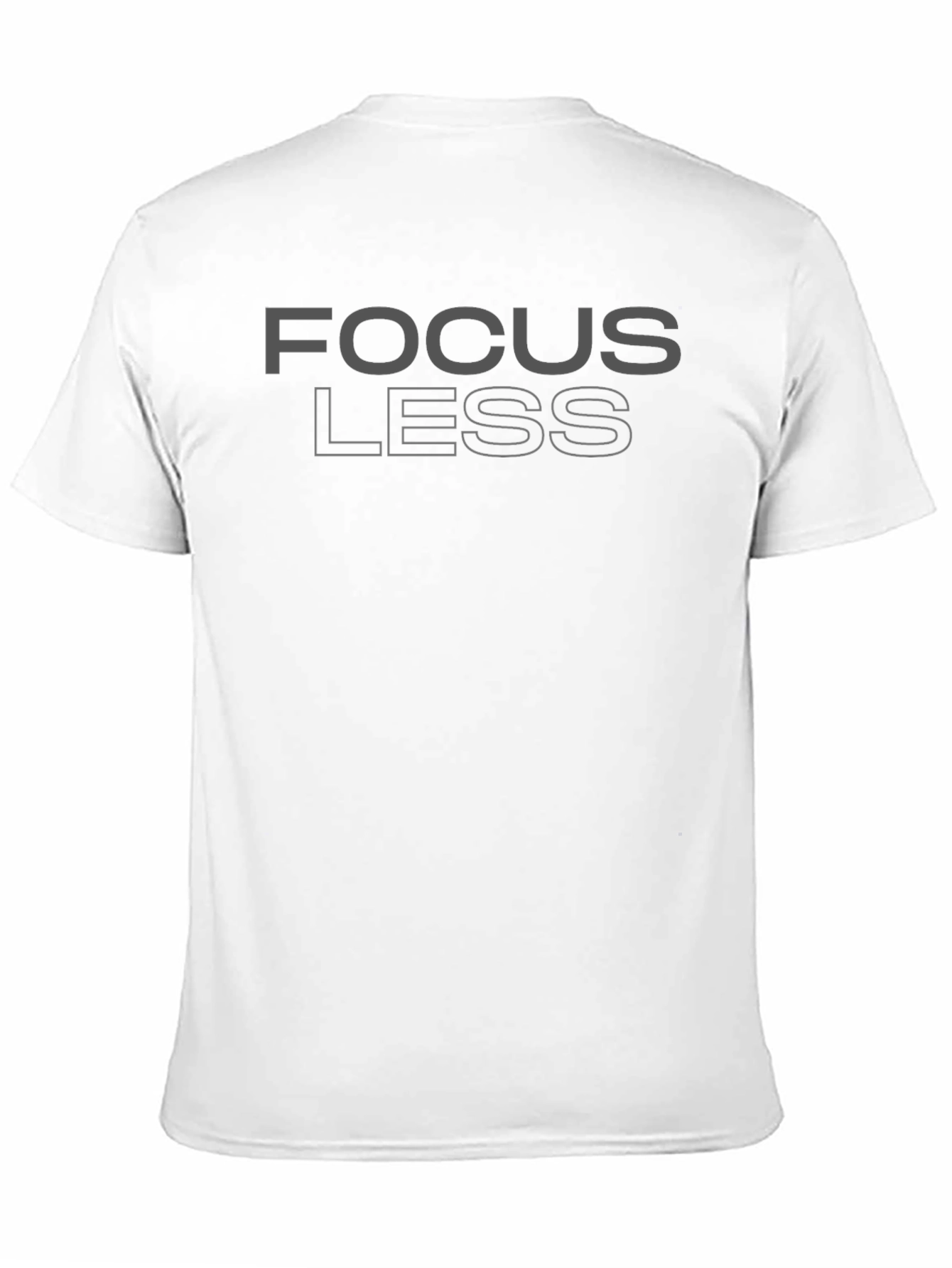 Focus Less Graphic T-Shirt - Mens Casual Tee
