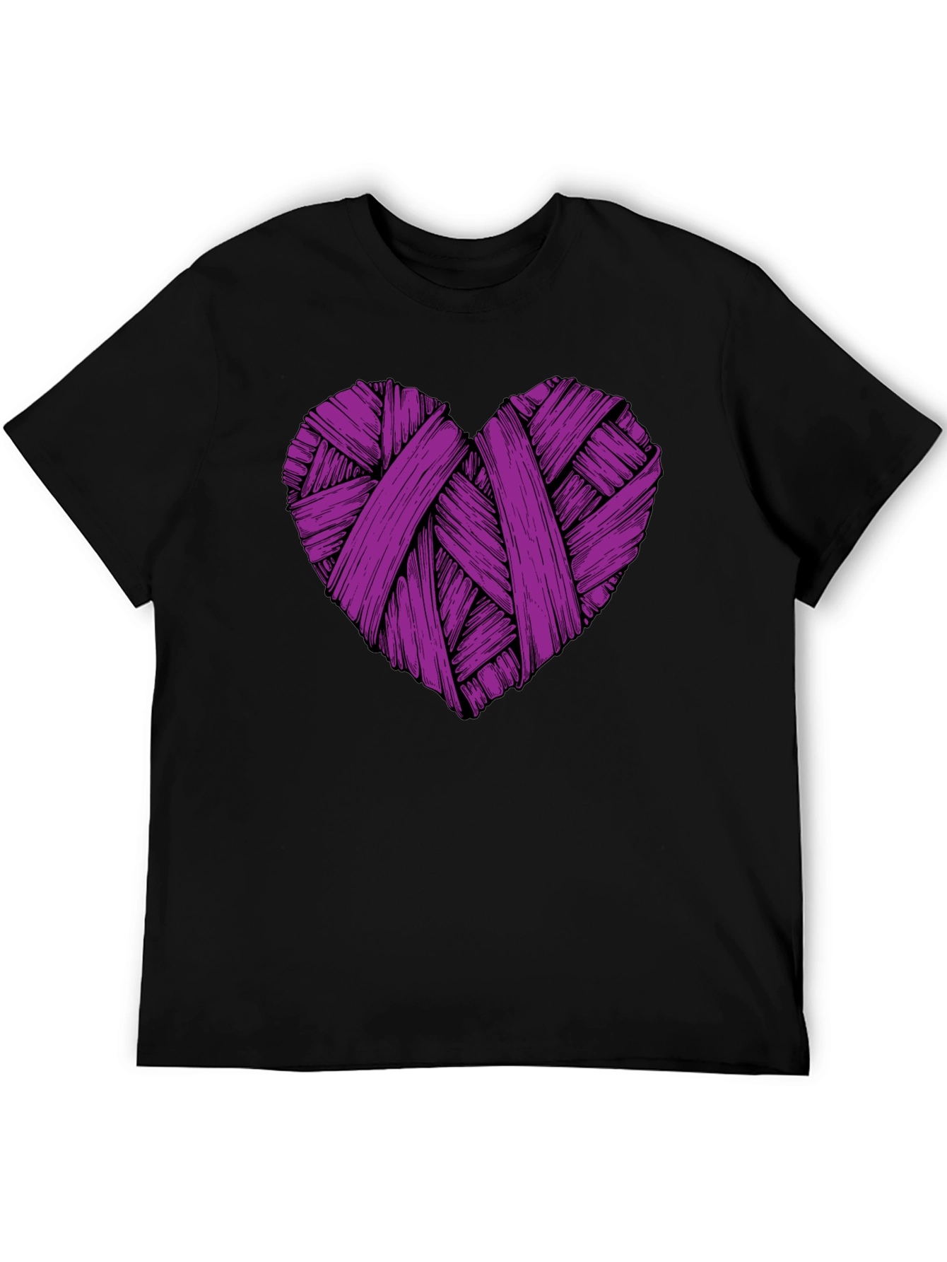 Heart String Graphic Tee - Stylish Casual Wear