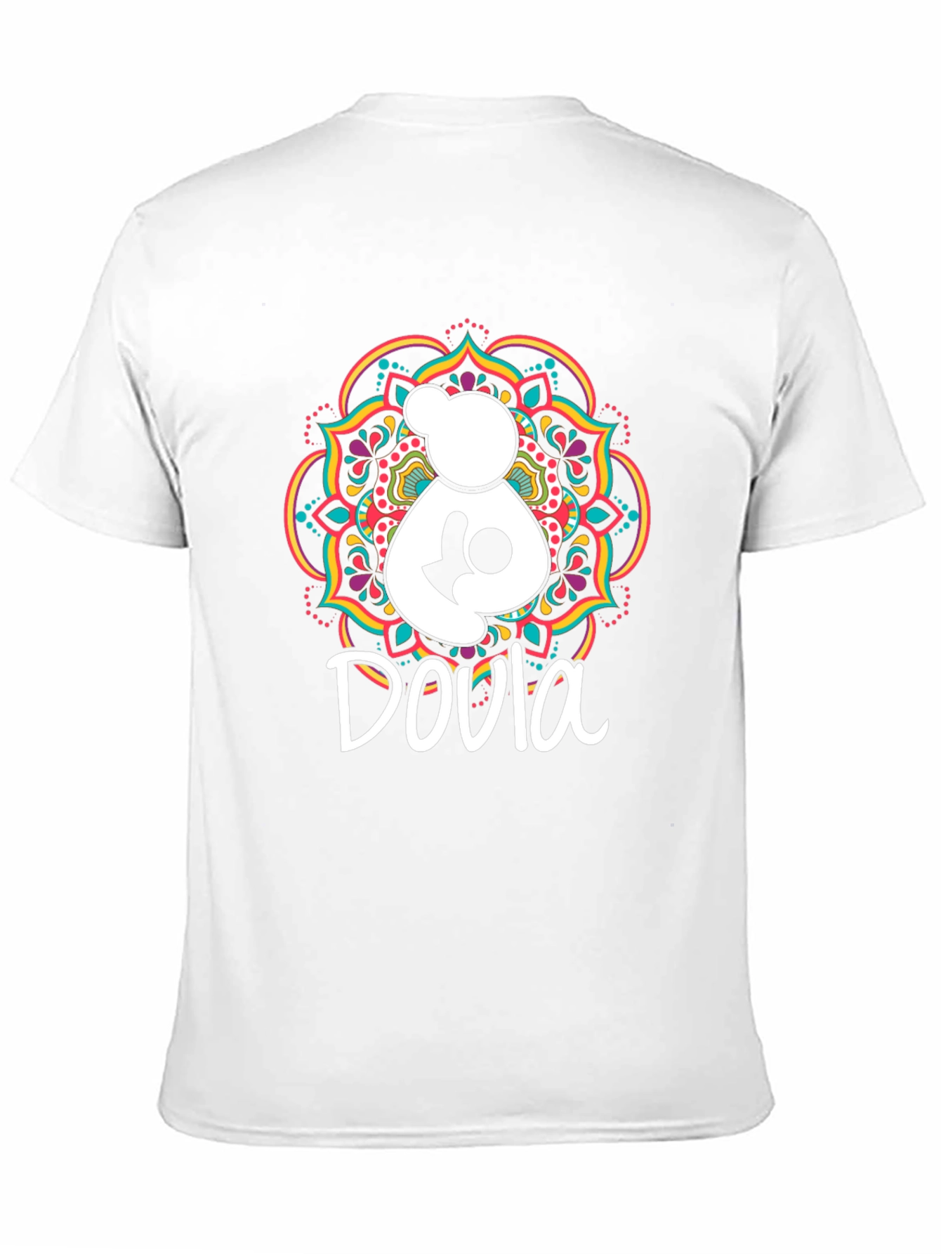 Doula Support Graphic Tee - Black Cotton T-Shirt