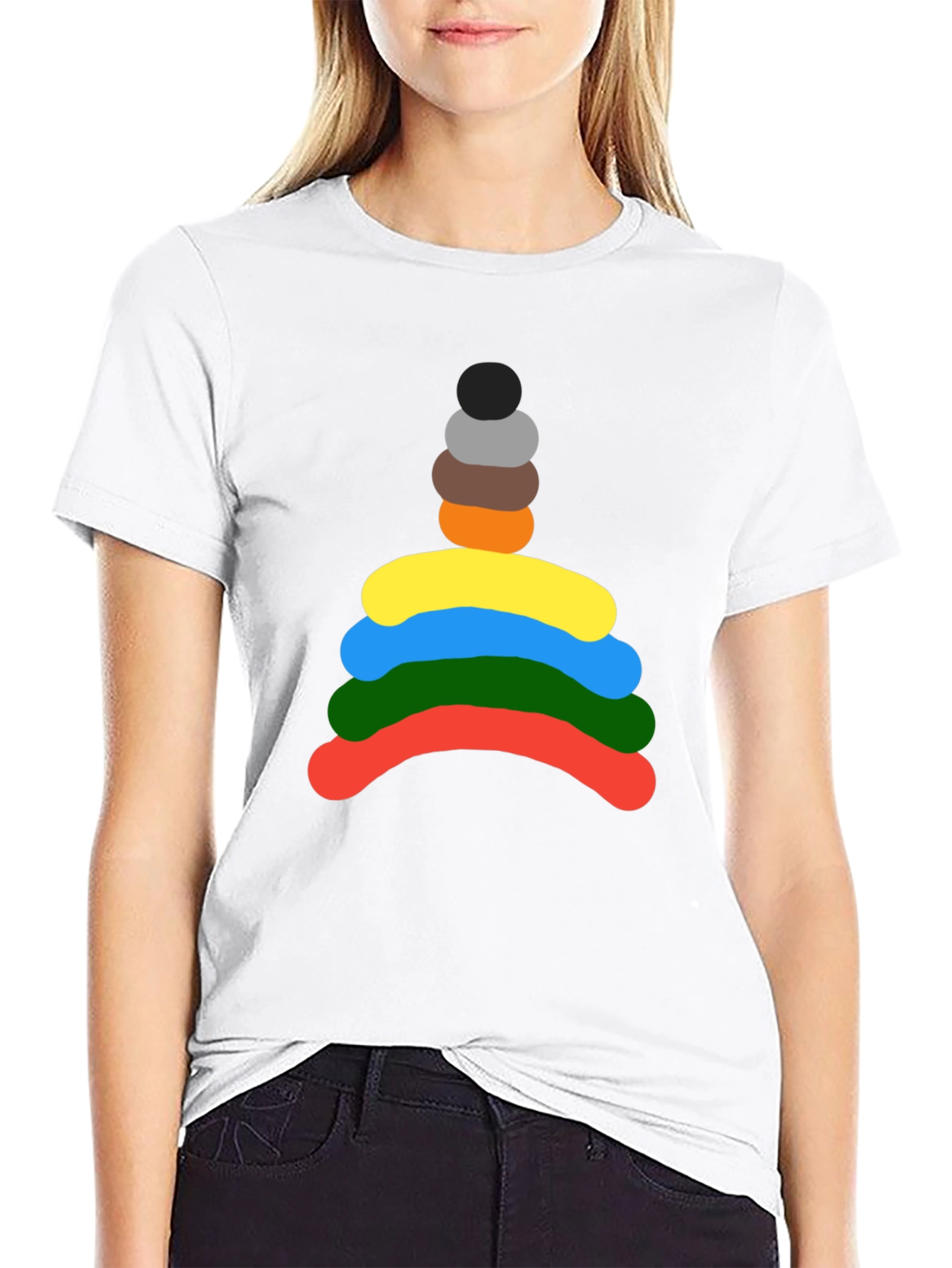 Funky Colorful Circles T-Shirt