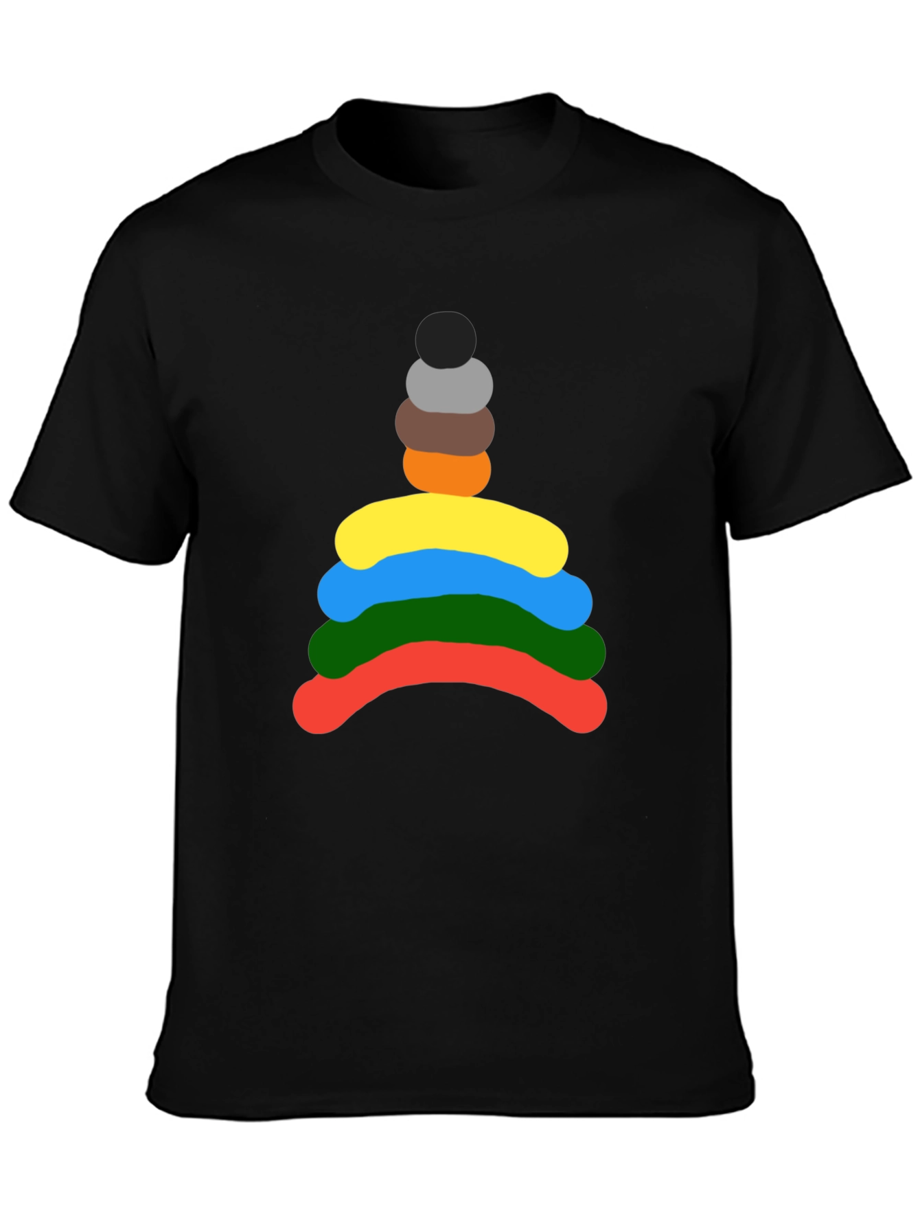 Funky Colorful Circles T-Shirt