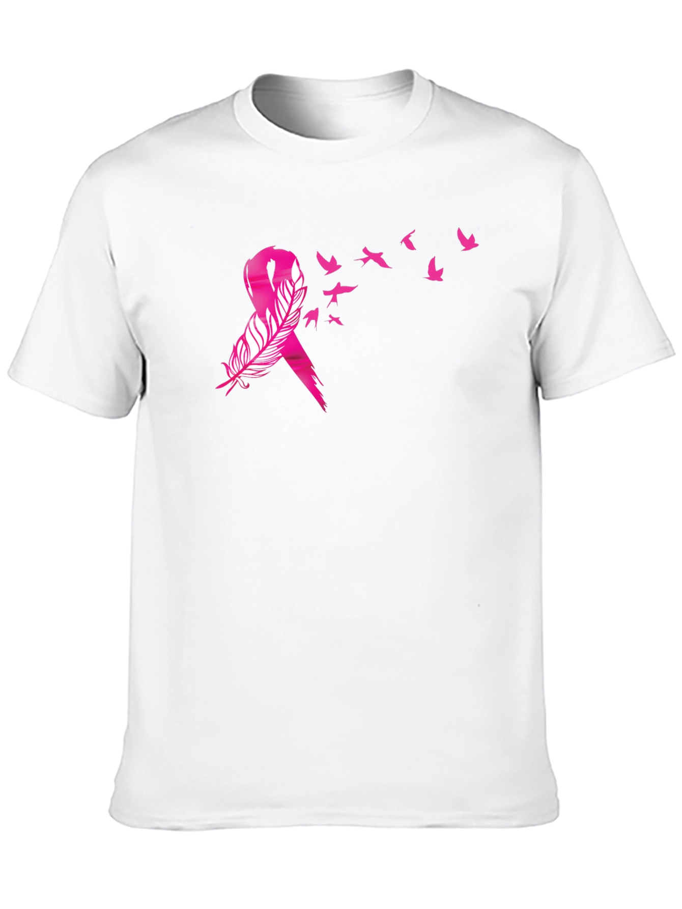 Breast Cancer Awareness Ribbon Bird T-Shirt