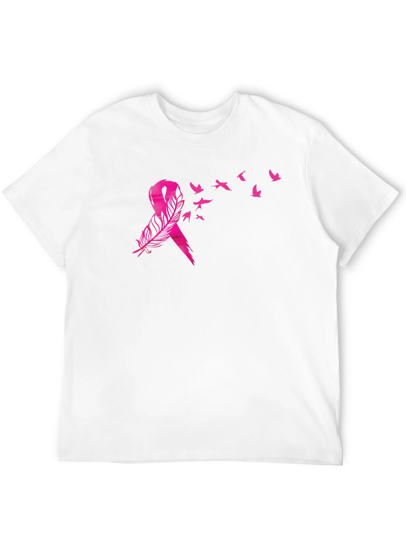 Breast Cancer Awareness Ribbon Bird T-Shirt