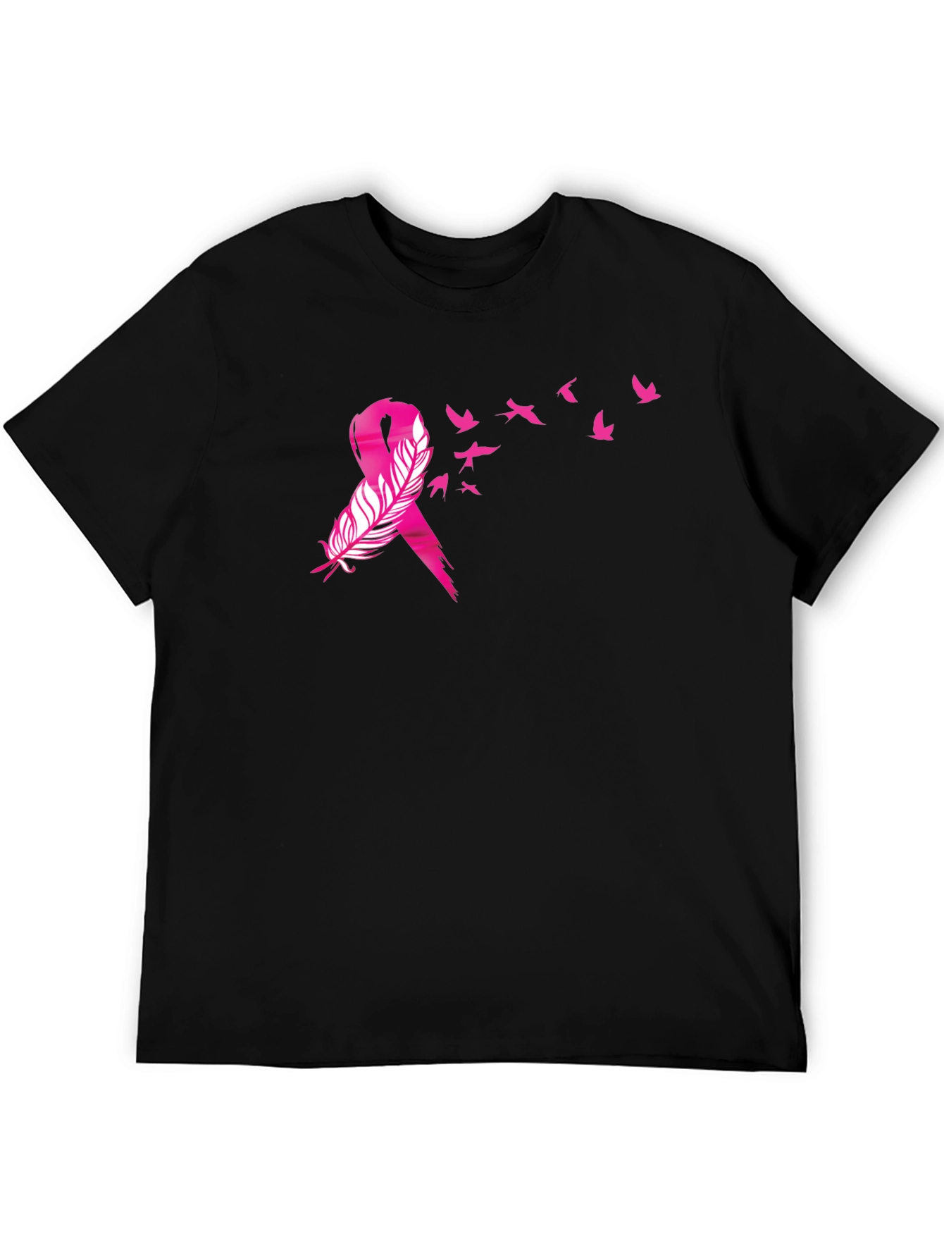 Breast Cancer Awareness Ribbon Bird T-Shirt
