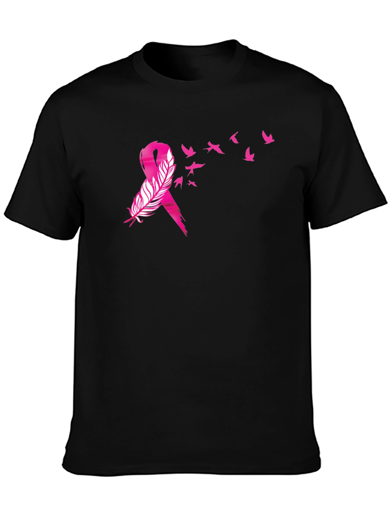Breast Cancer Awareness Ribbon Bird T-Shirt