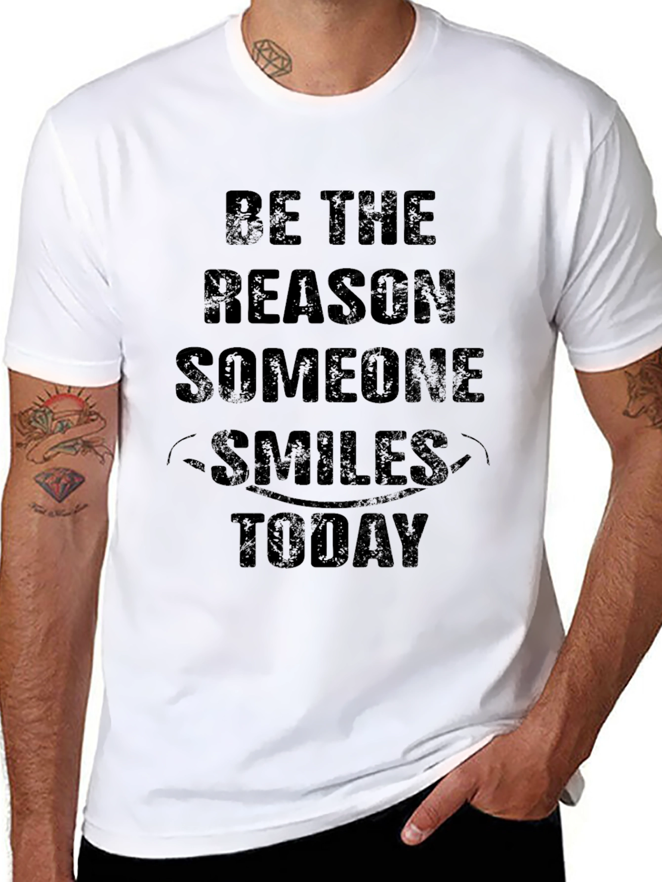 Inspirational Be the Reason Black T-Shirt