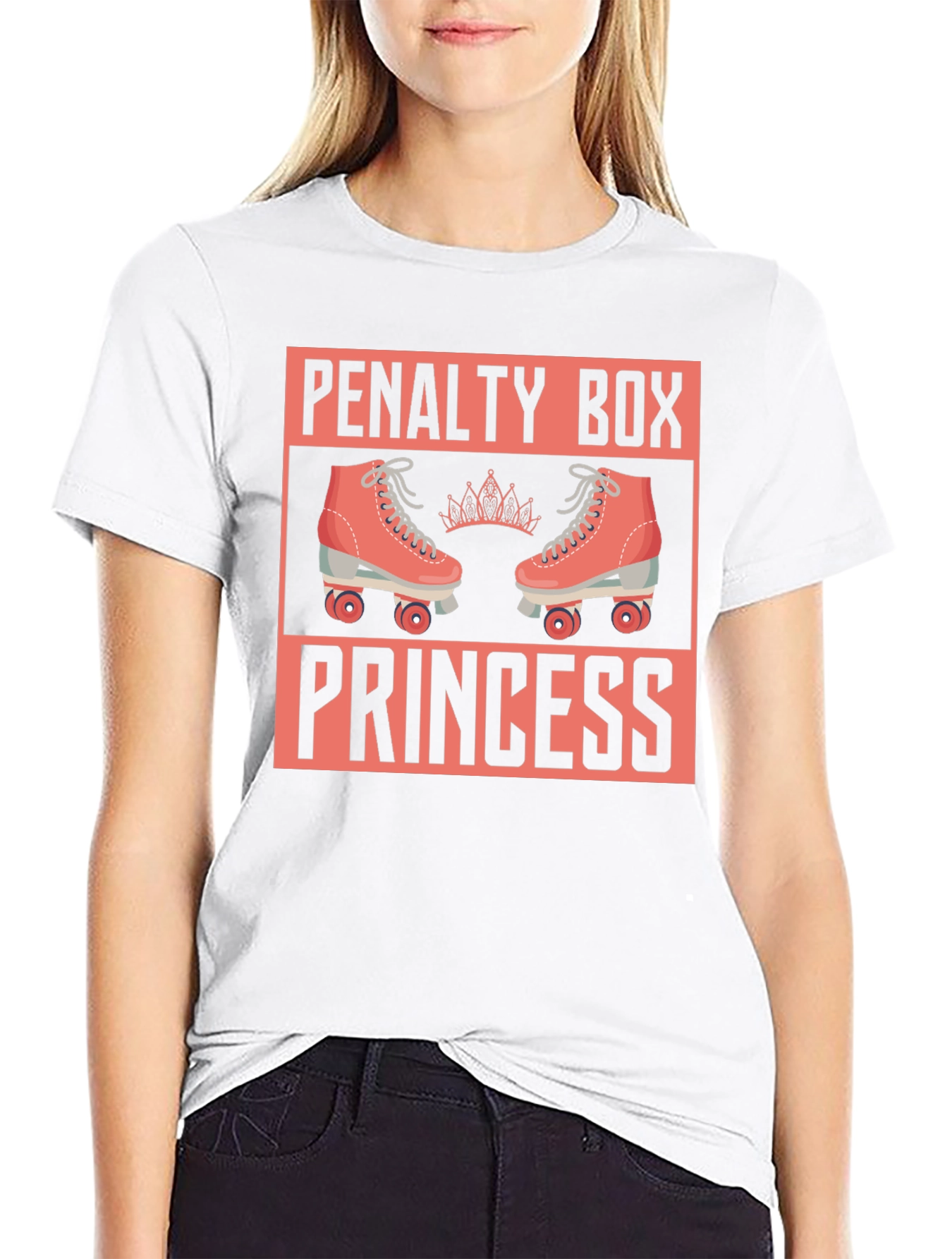 Penalty Box Princess T-Shirt - Roller Derby Tee