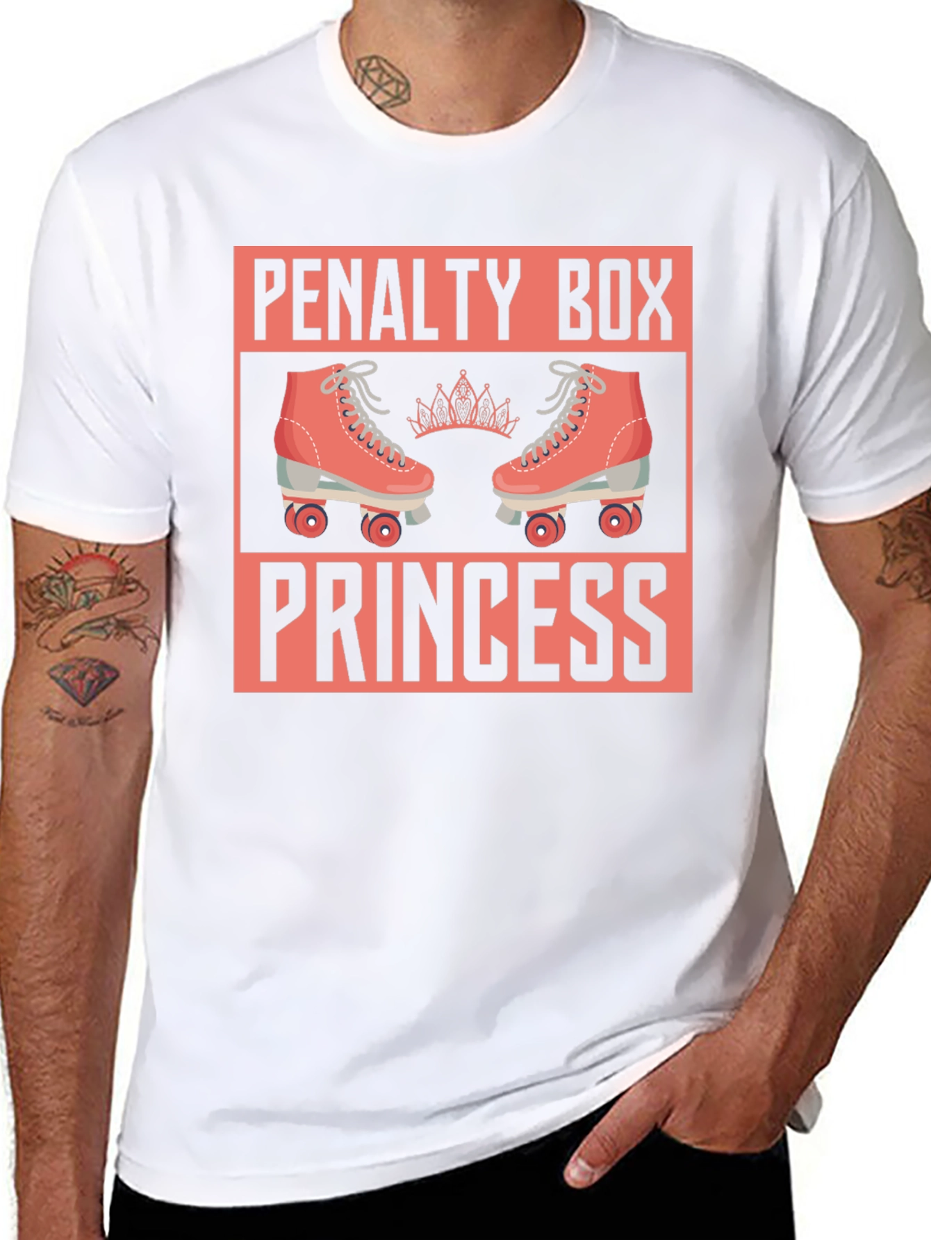Penalty Box Princess T-Shirt - Roller Derby Tee