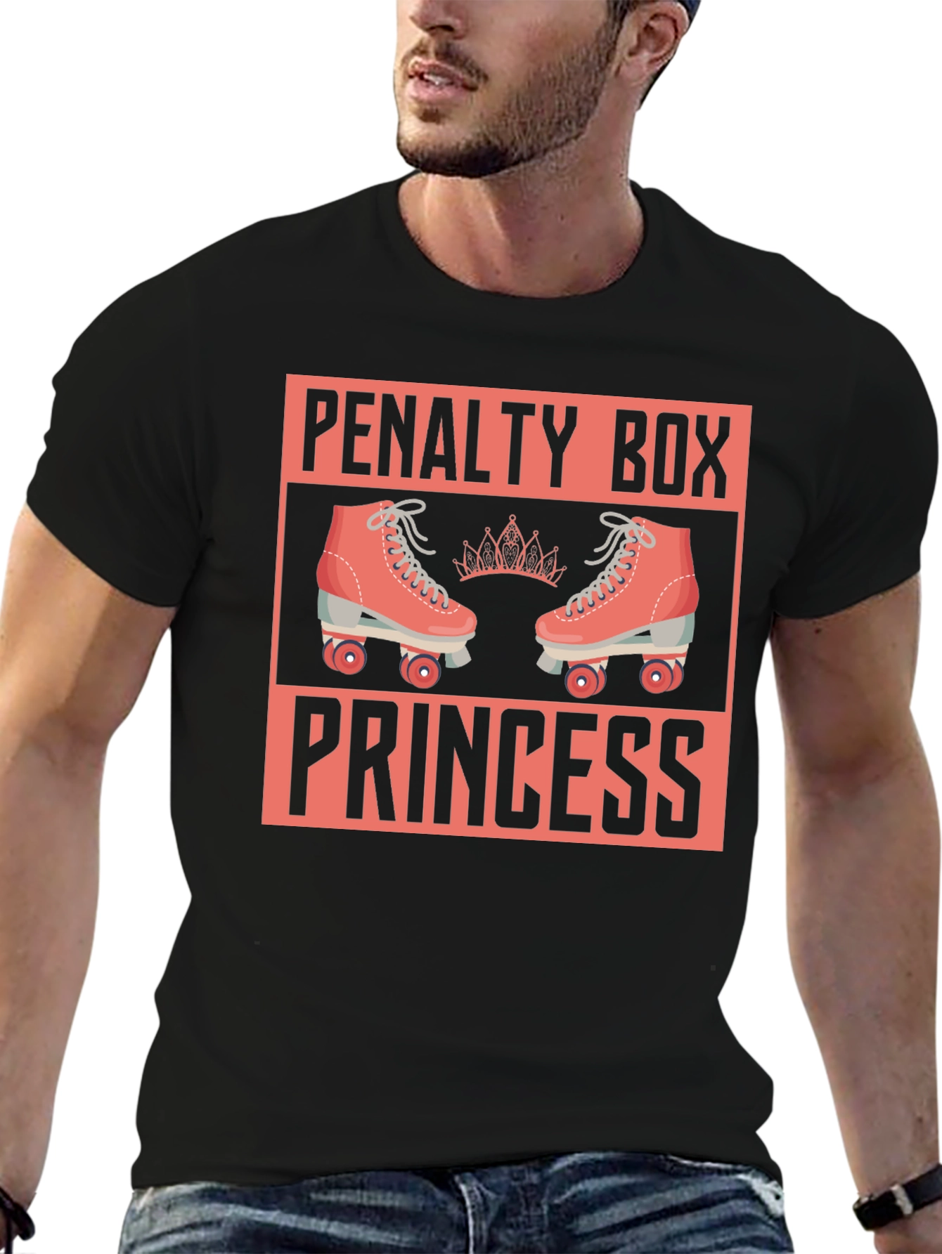 Penalty Box Princess T-Shirt - Roller Derby Tee