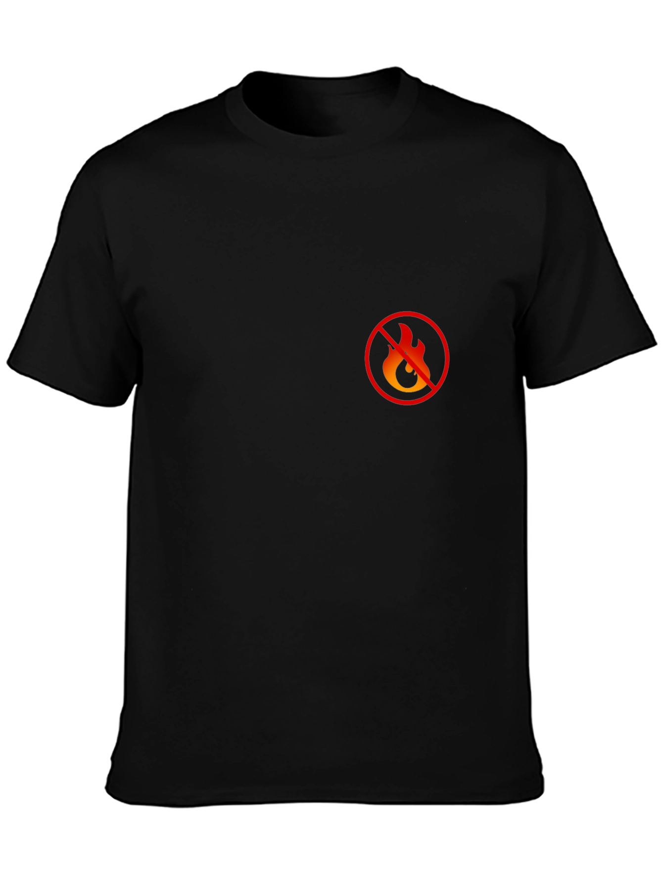 No Hot Takes Black T-Shirt