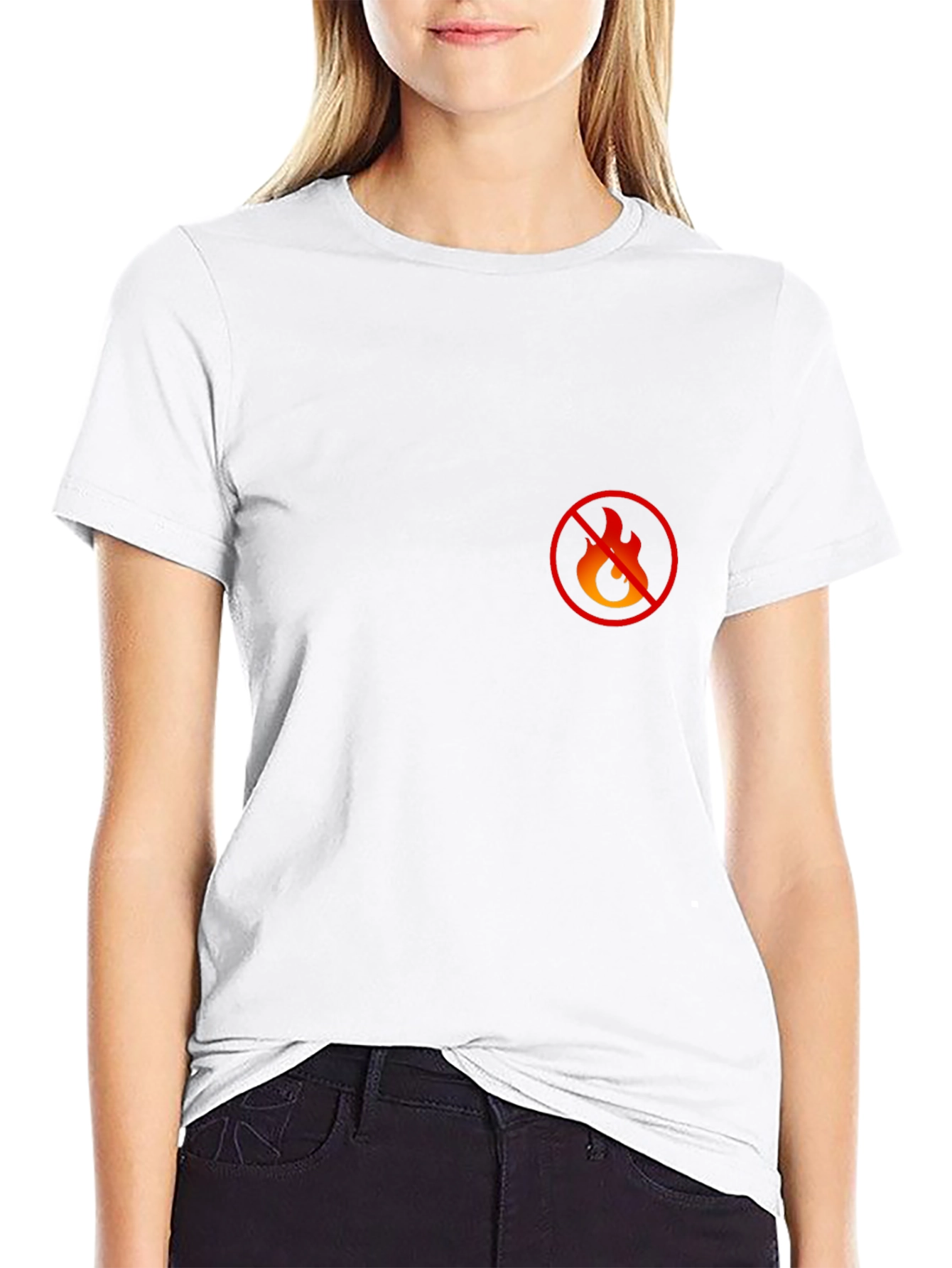 No Hot Takes Black T-Shirt