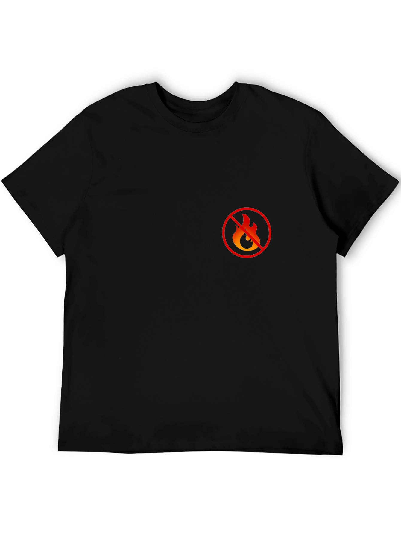 No Hot Takes Black T-Shirt