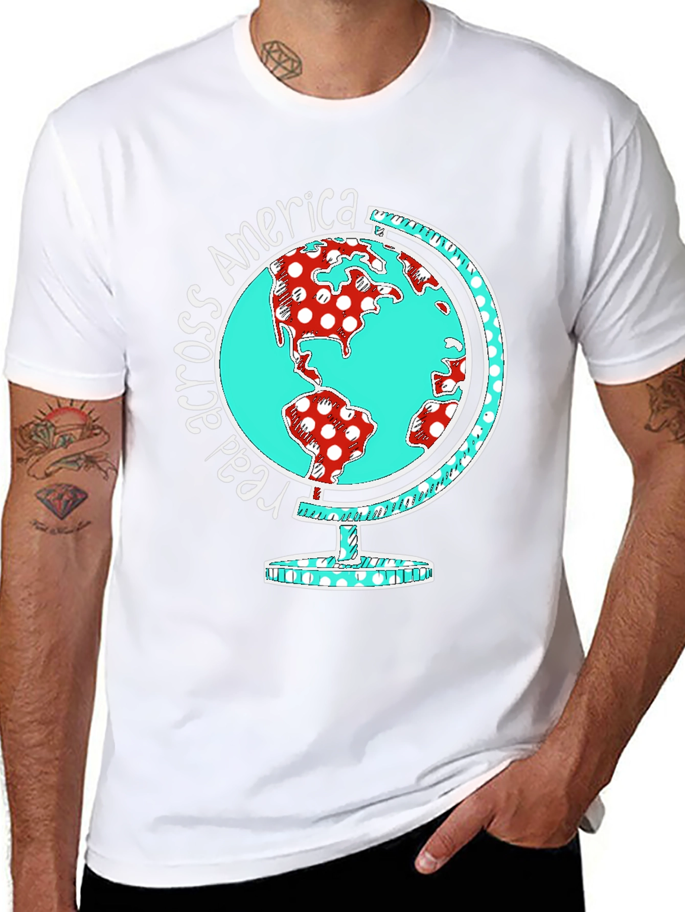 Read Across America Globe Graphic Tee