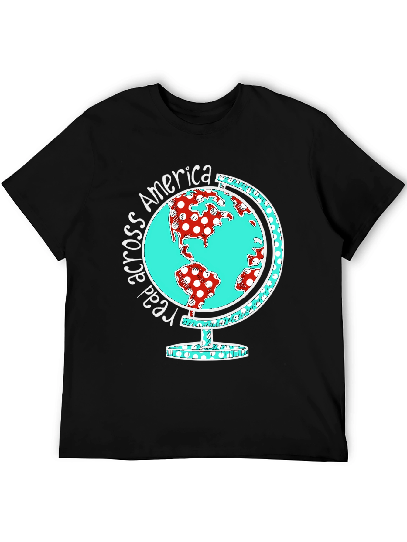 Read Across America Globe Graphic Tee