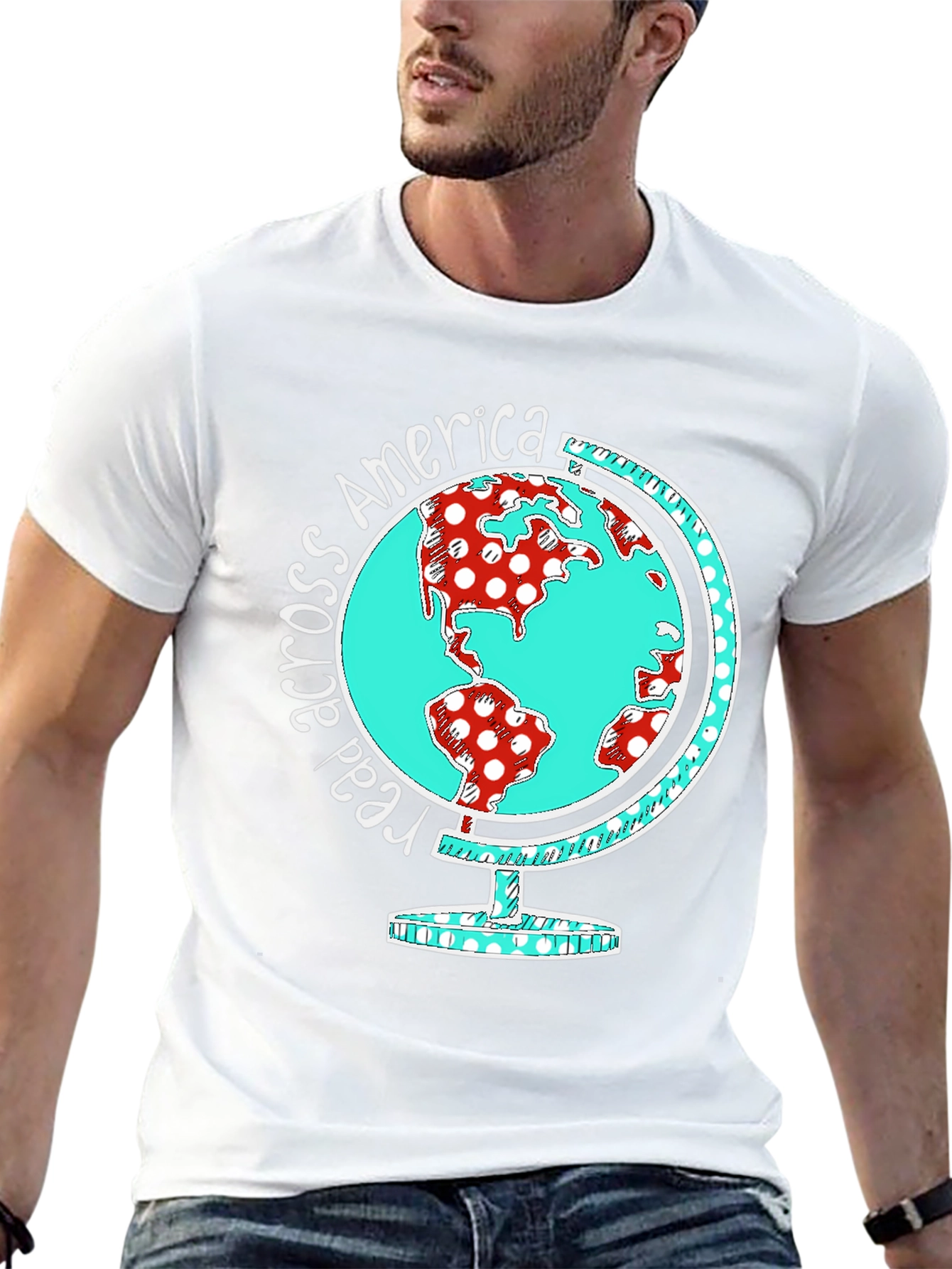 Read Across America Globe Graphic Tee