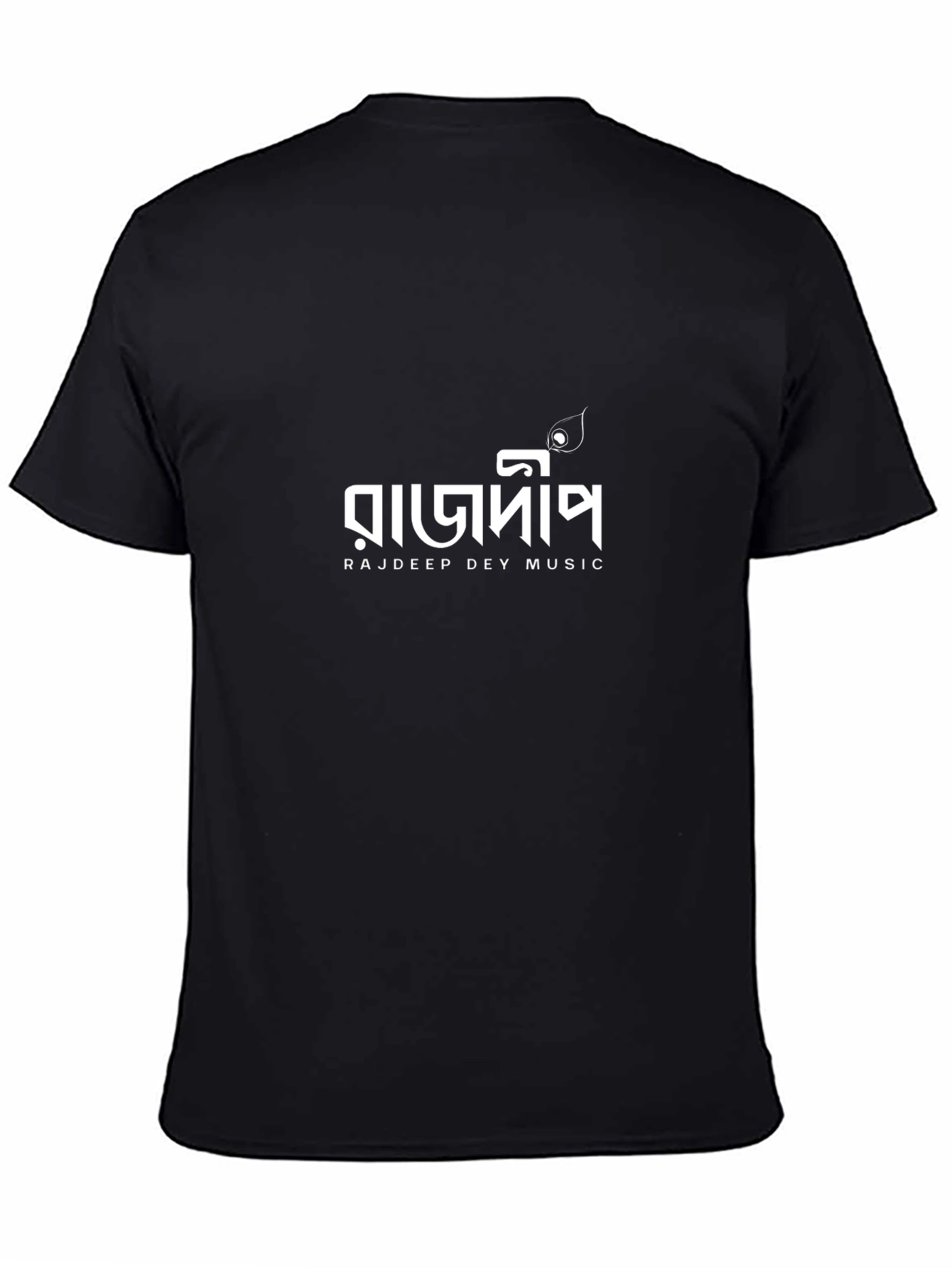 Rajdeep Dey Music Black Graphic Tee