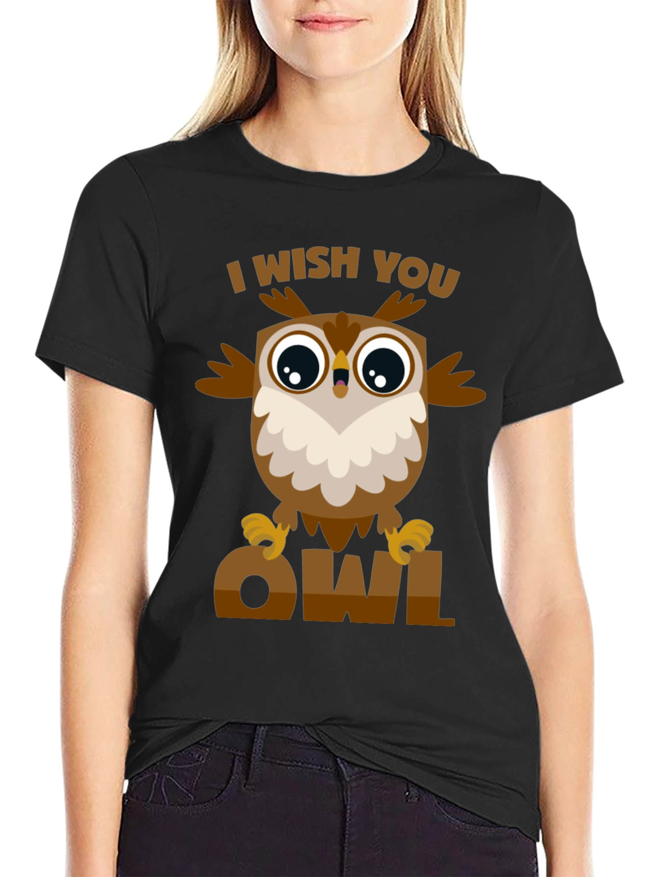 I Wish You Owl T-Shirt - Fun Graphic Tee