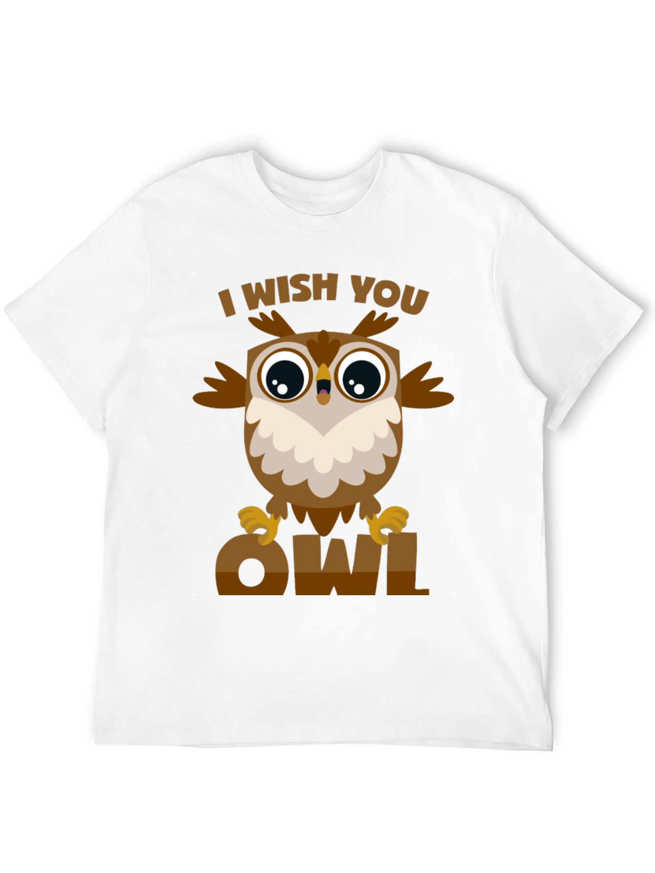 I Wish You Owl T-Shirt - Fun Graphic Tee