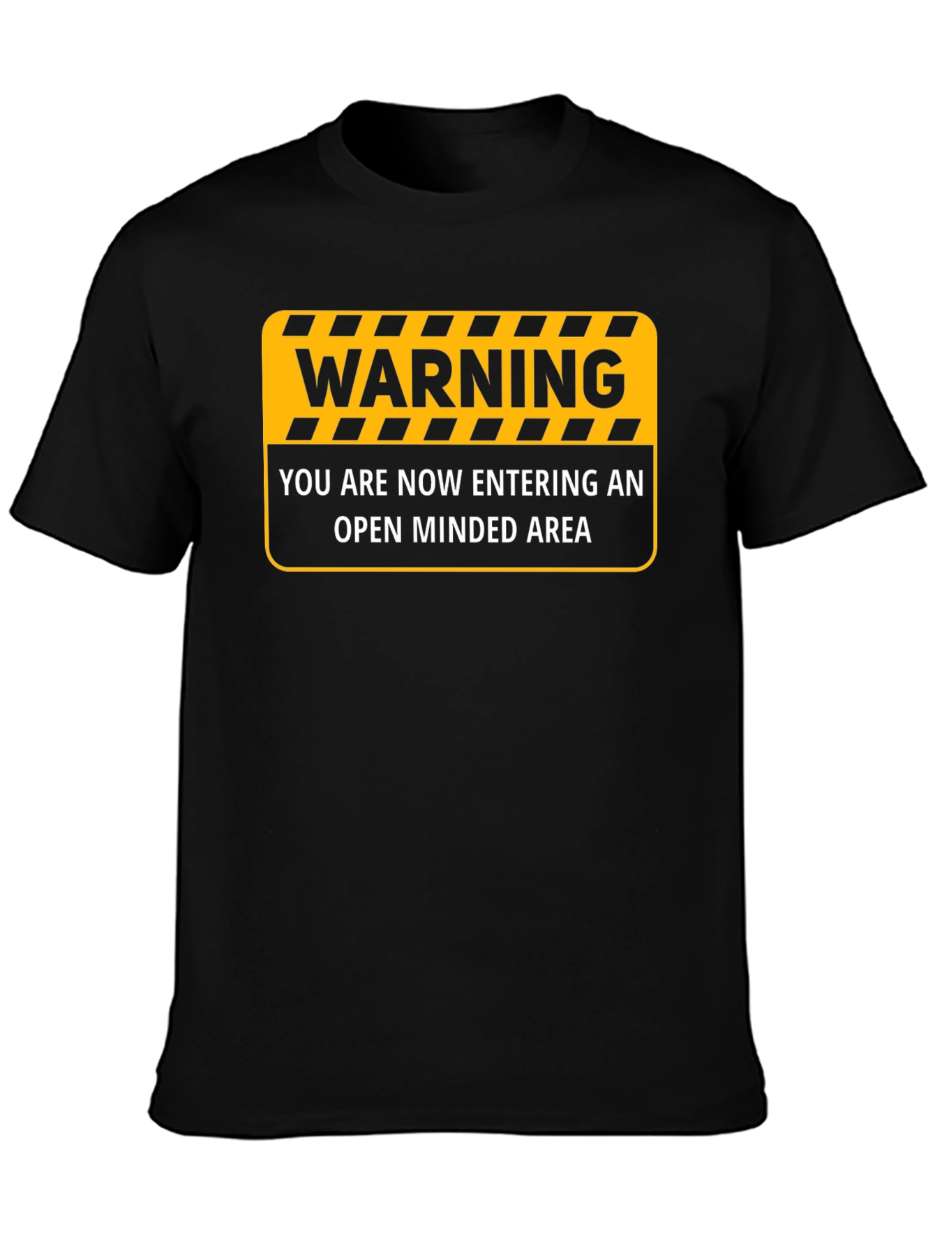 Warning Open Minded Area T-Shirt