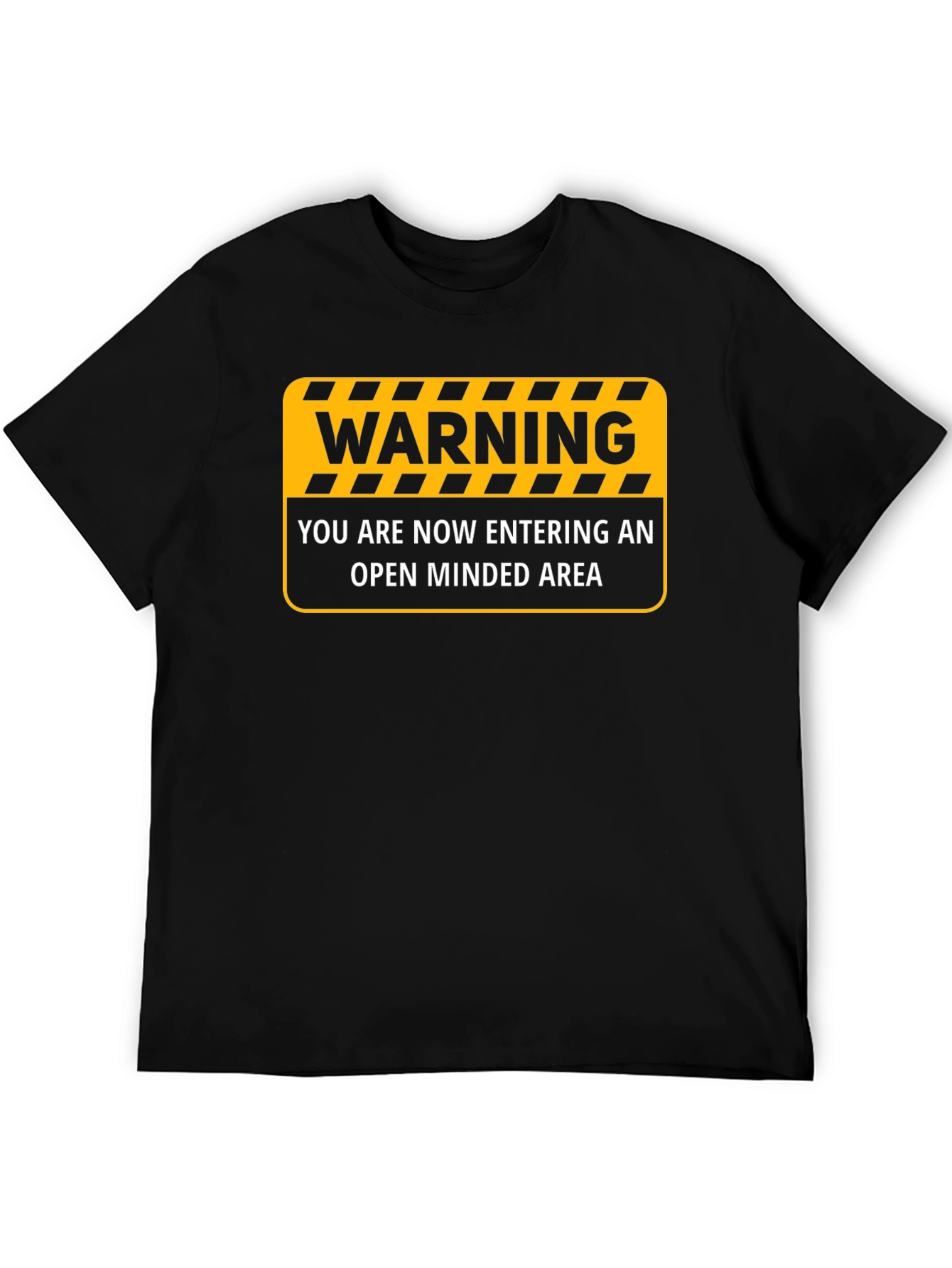 Warning Open Minded Area T-Shirt