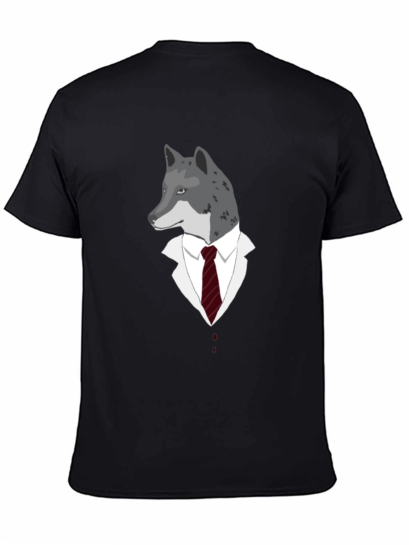 Wolf in Suit Graphic Tee - Unique Style