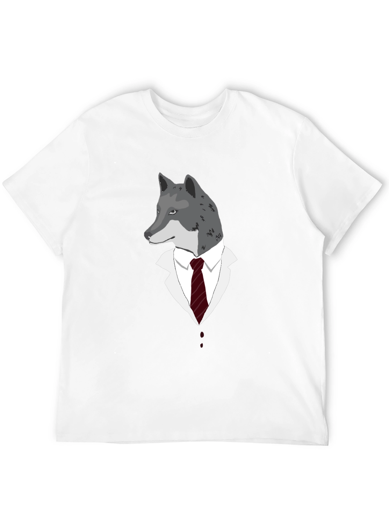 Wolf in Suit Graphic Tee - Unique Style