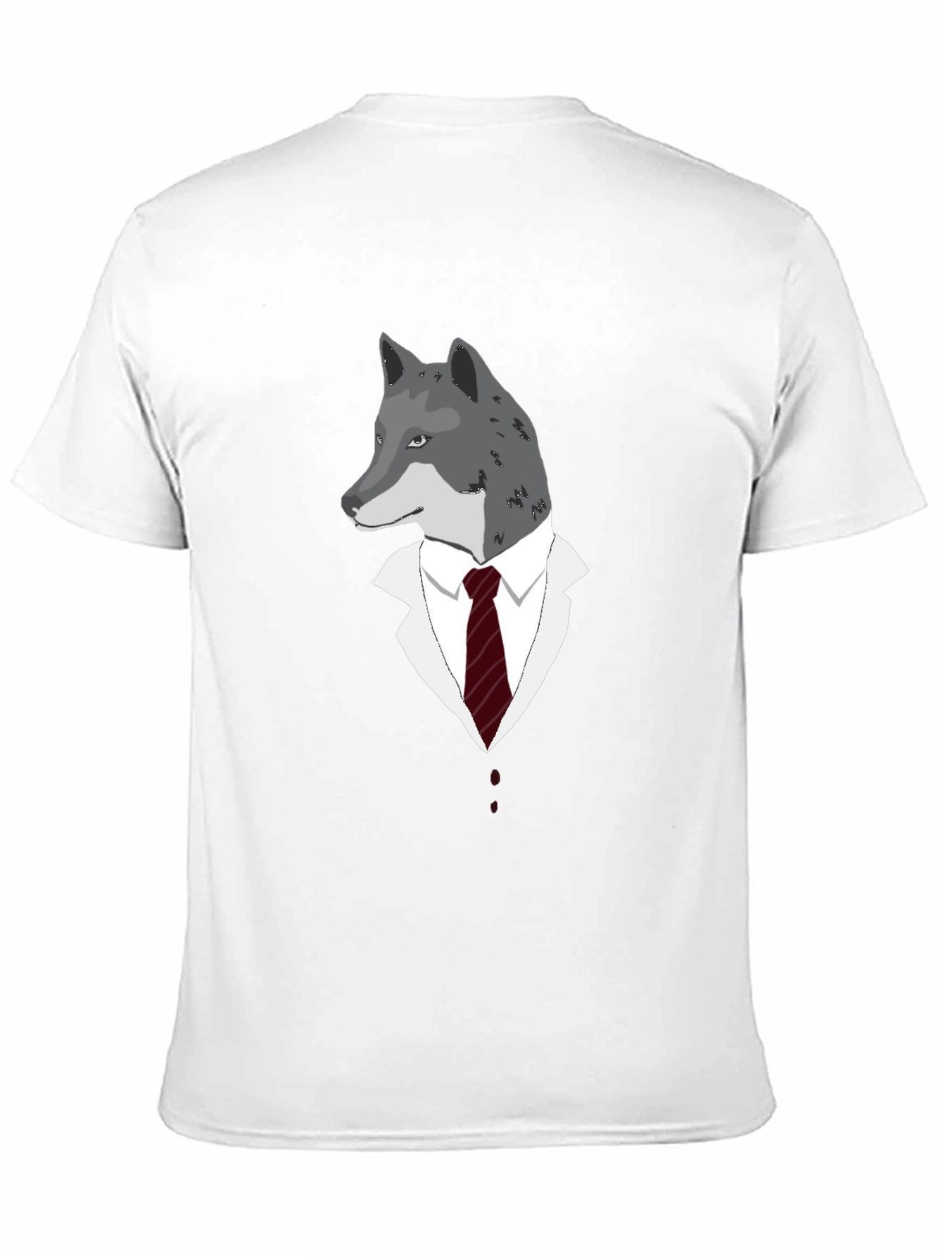 Wolf in Suit Graphic Tee - Unique Style