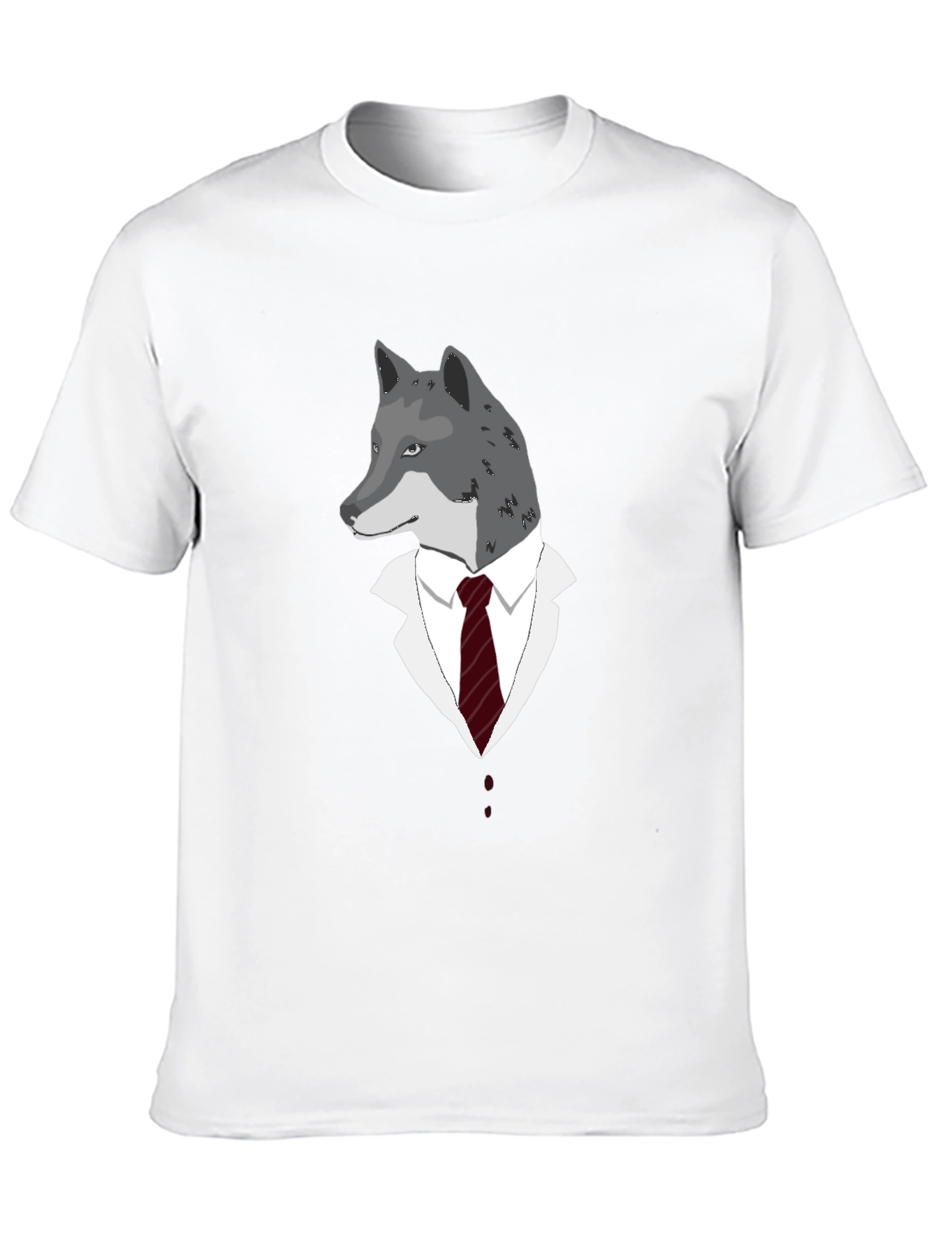 Wolf in Suit Graphic Tee - Unique Style