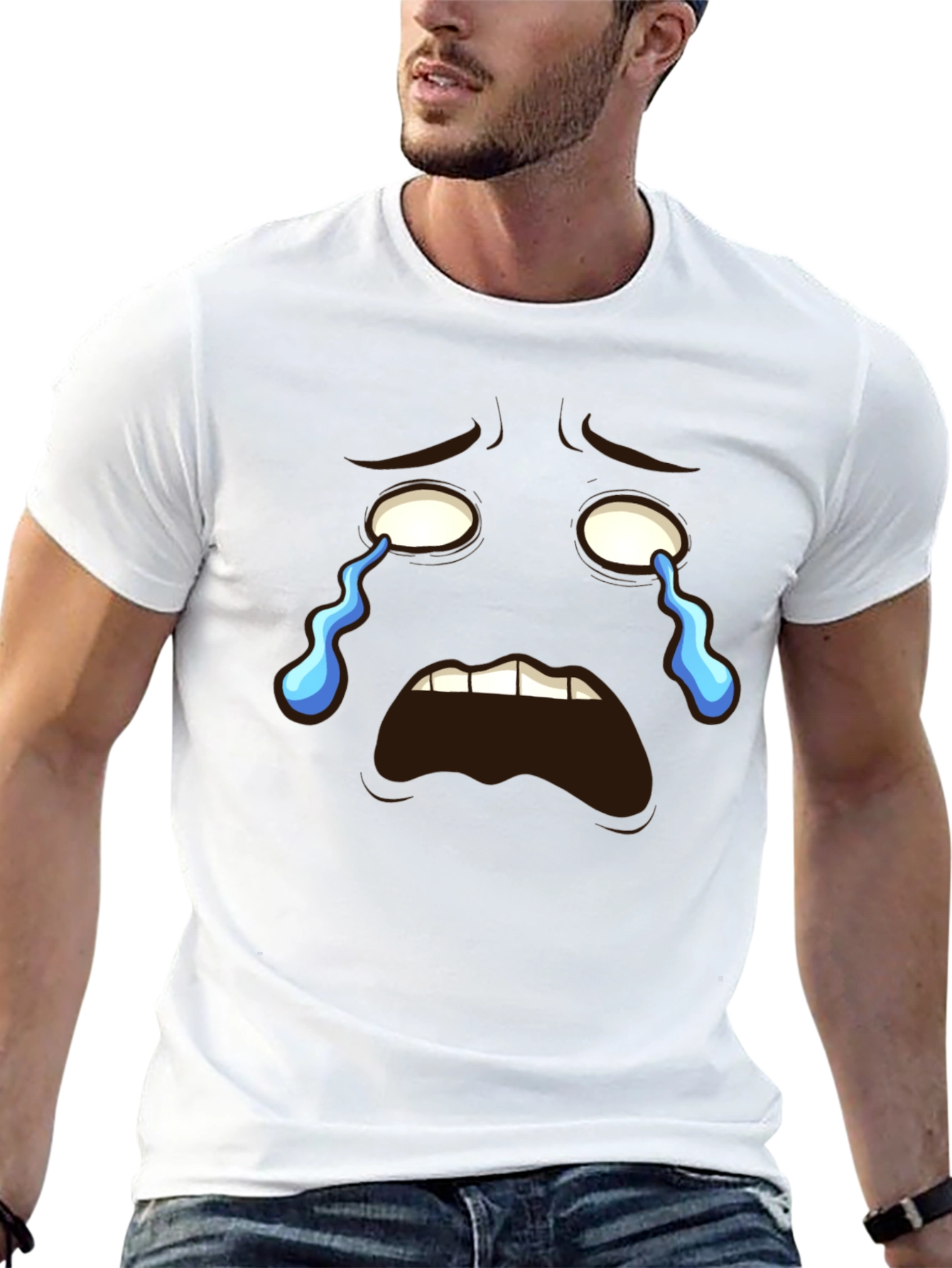 Crying Emoji T-Shirt - Express Yourself
